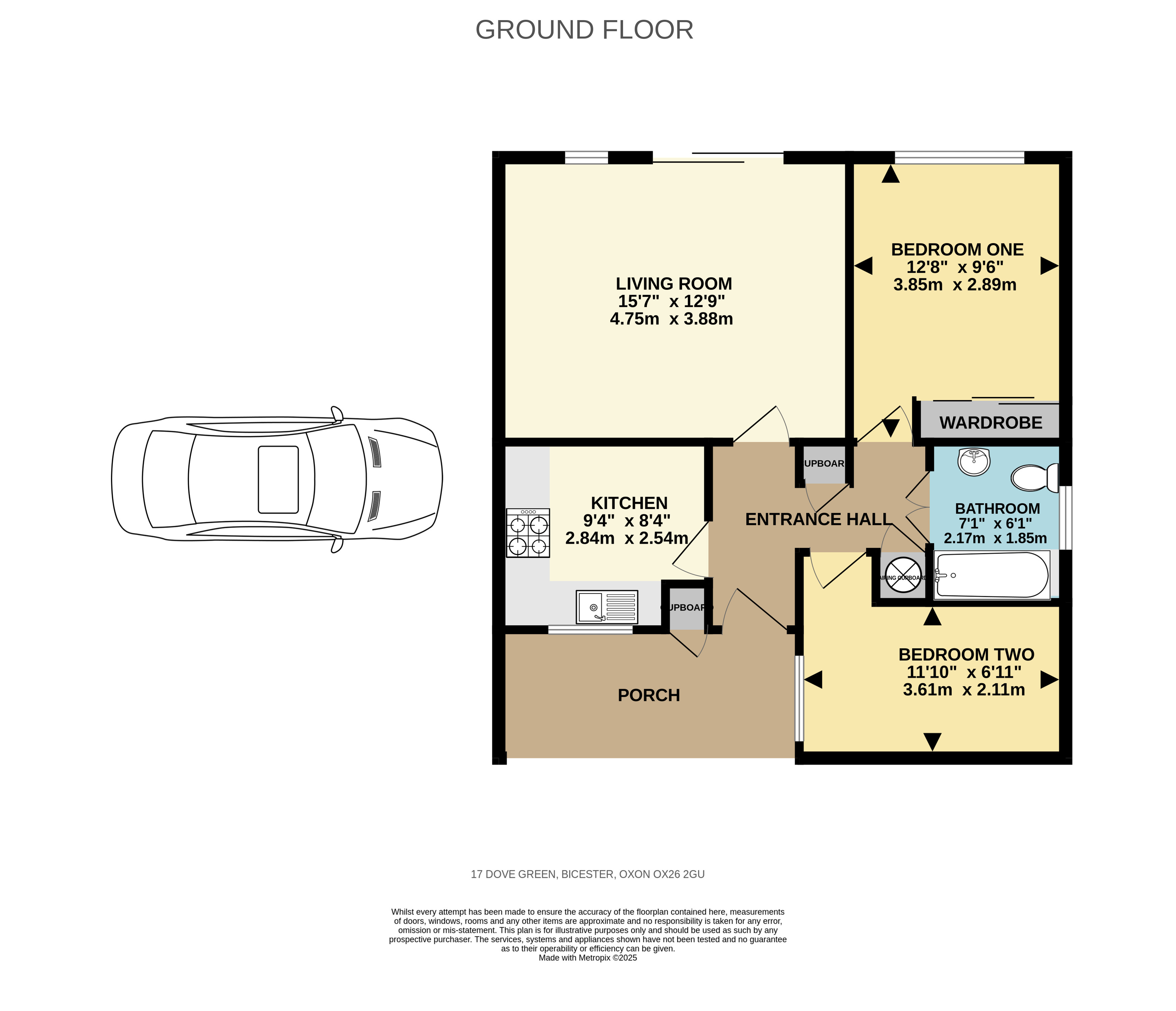 17, Dove Green, Bicester floorplan