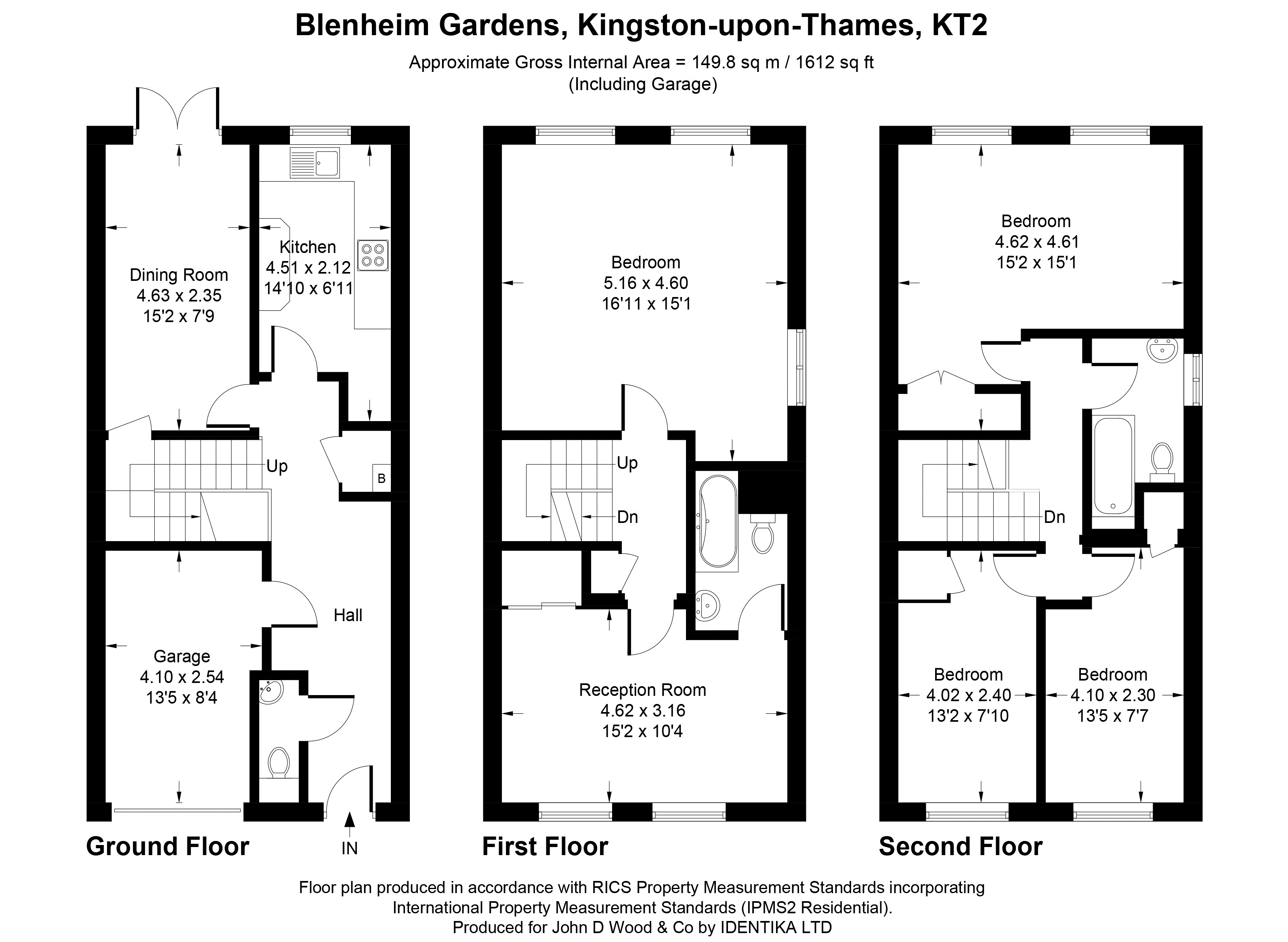 42, Blenheim Gardens, Kingston upon Thames floorplan