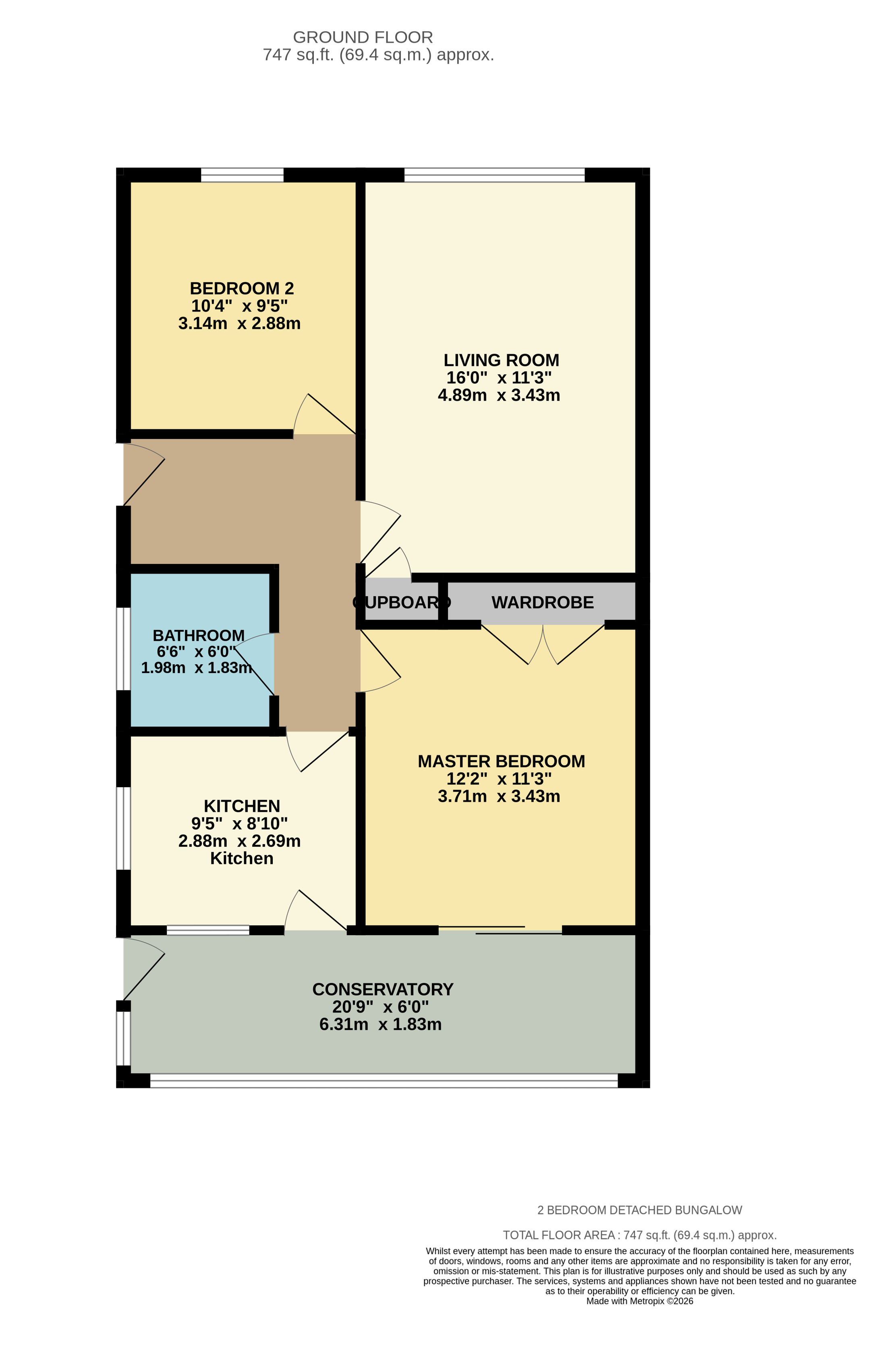 28, Moor Close Road, Bradford floorplan