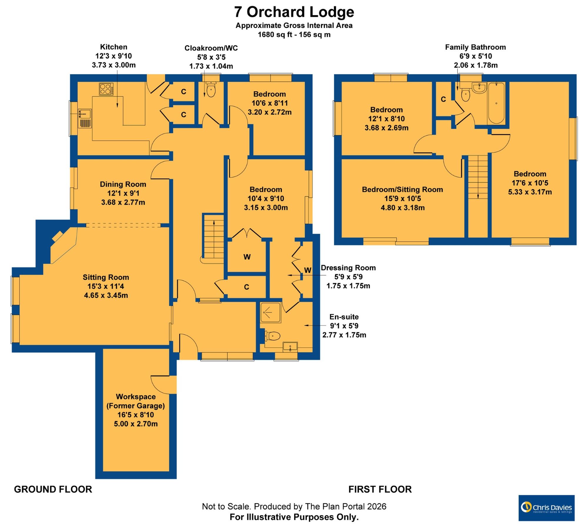 7 Orchard Lodge, Llantwit Major floorplan