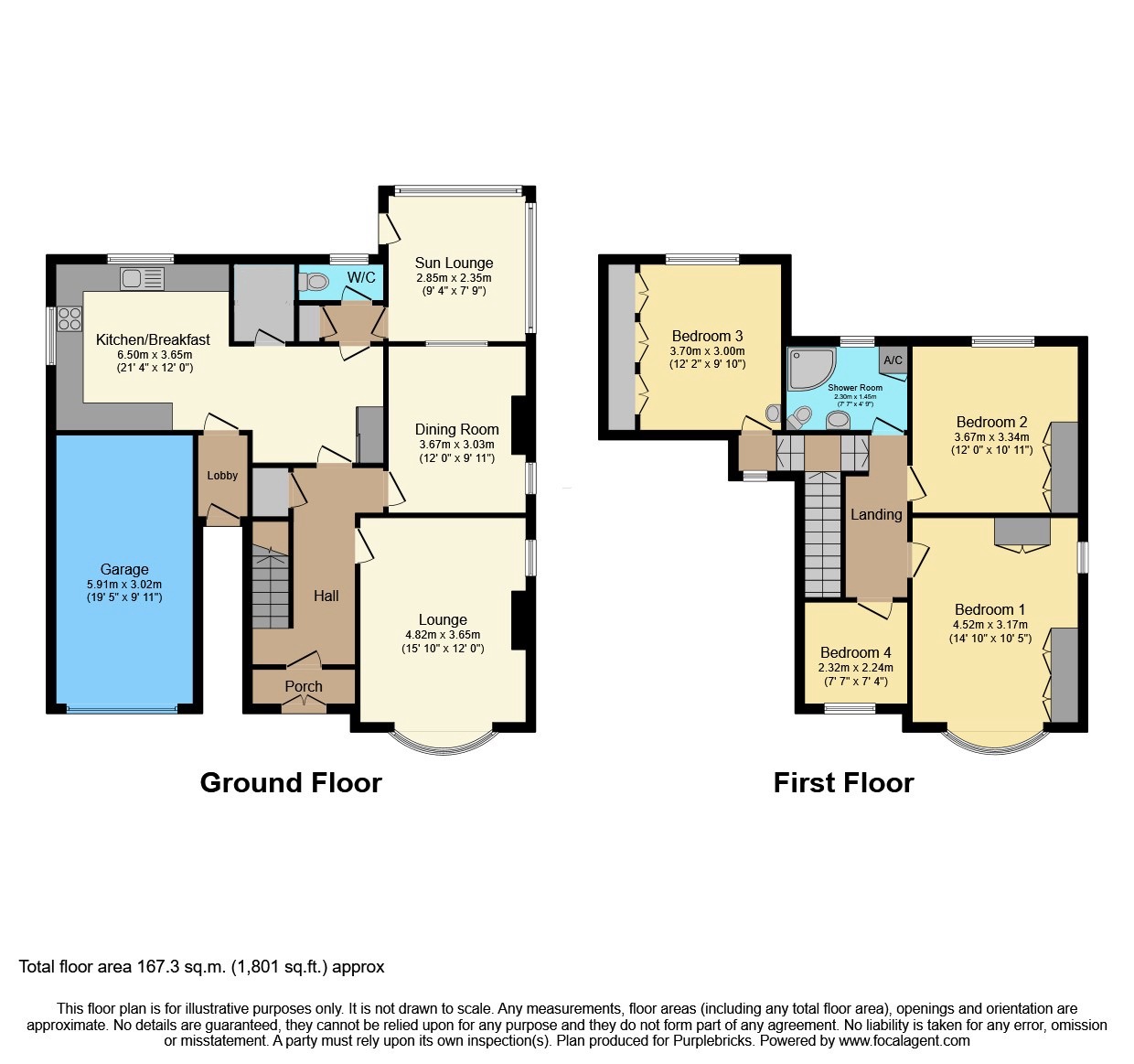 53, Waterloo Lane, Skellingthorpe. Lincoln floorplan