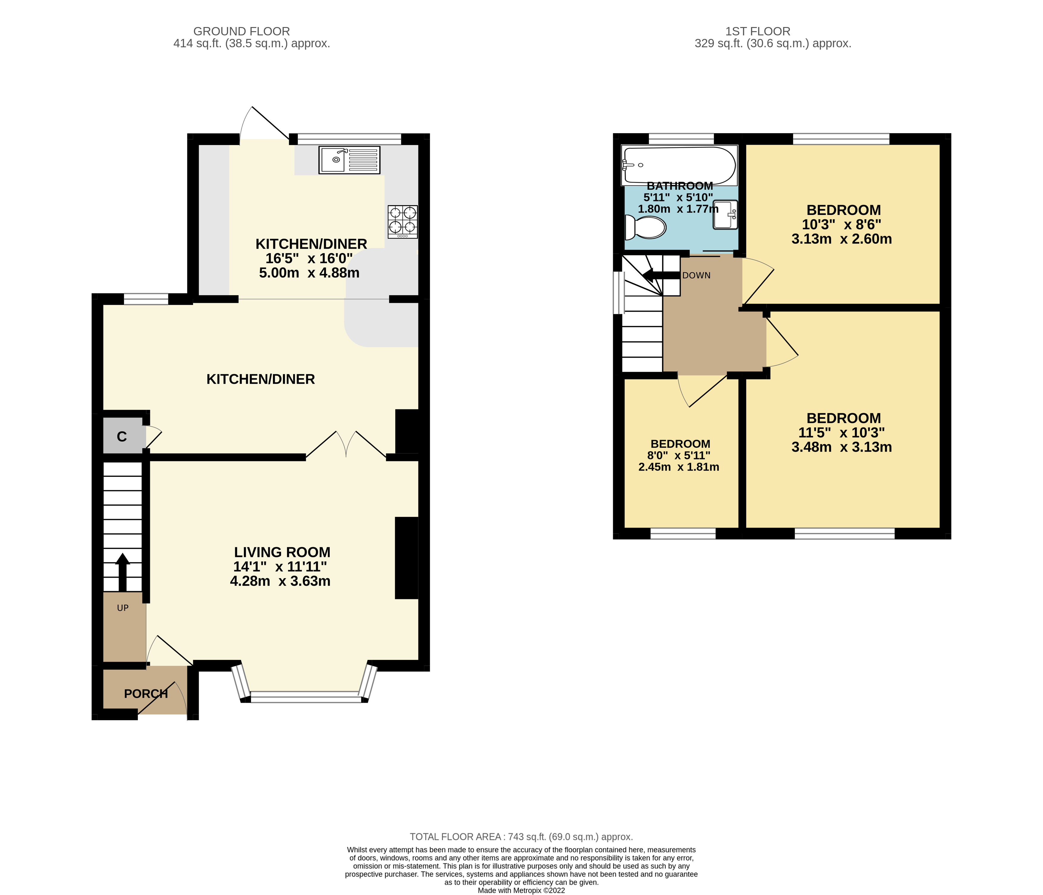 Buckland Way, Worcester Park KT4, 3 bedroom end terrace house for sale