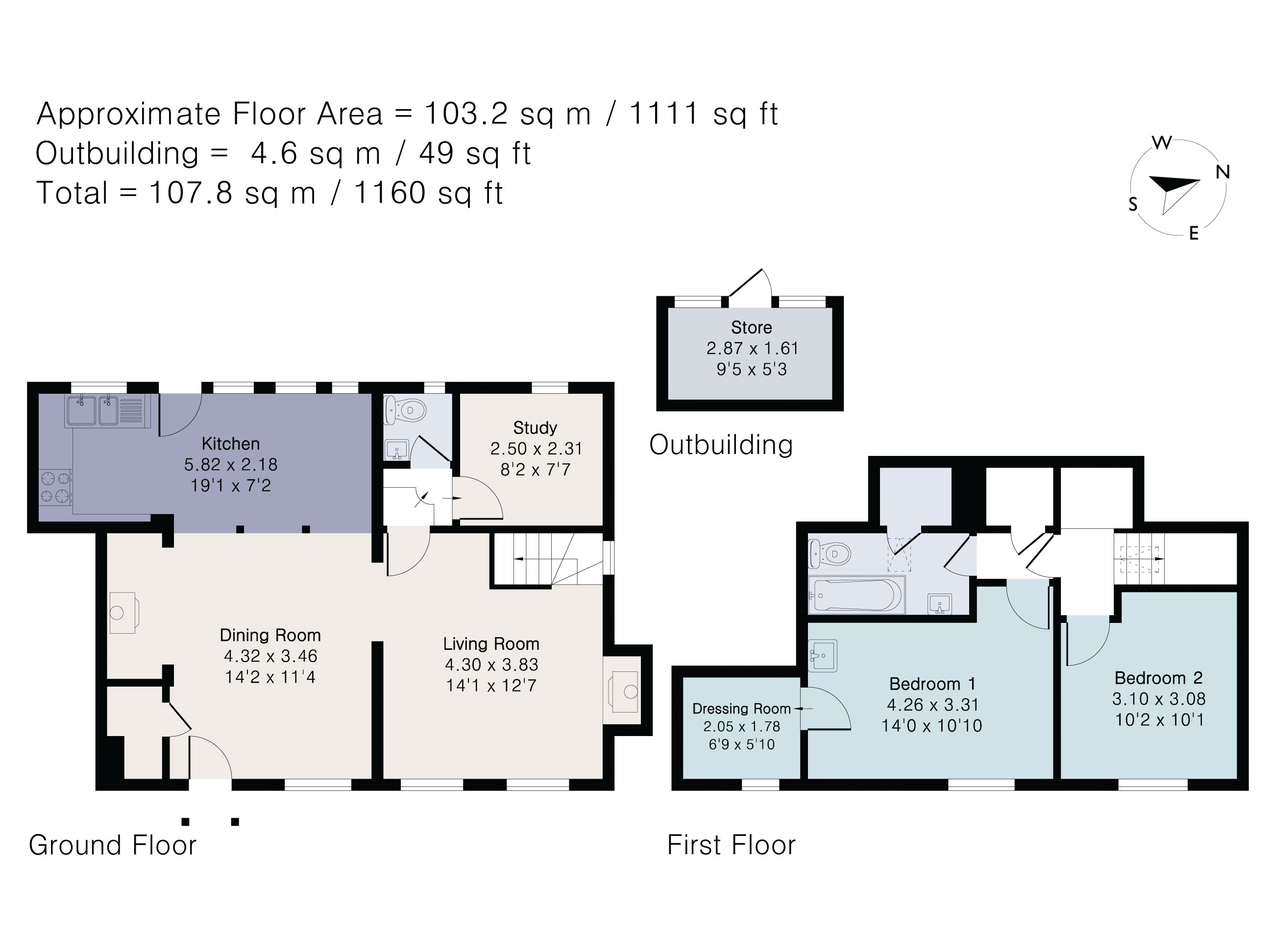 Ivy Cottage,, Glasshouse Lane, Billingshurst floorplan