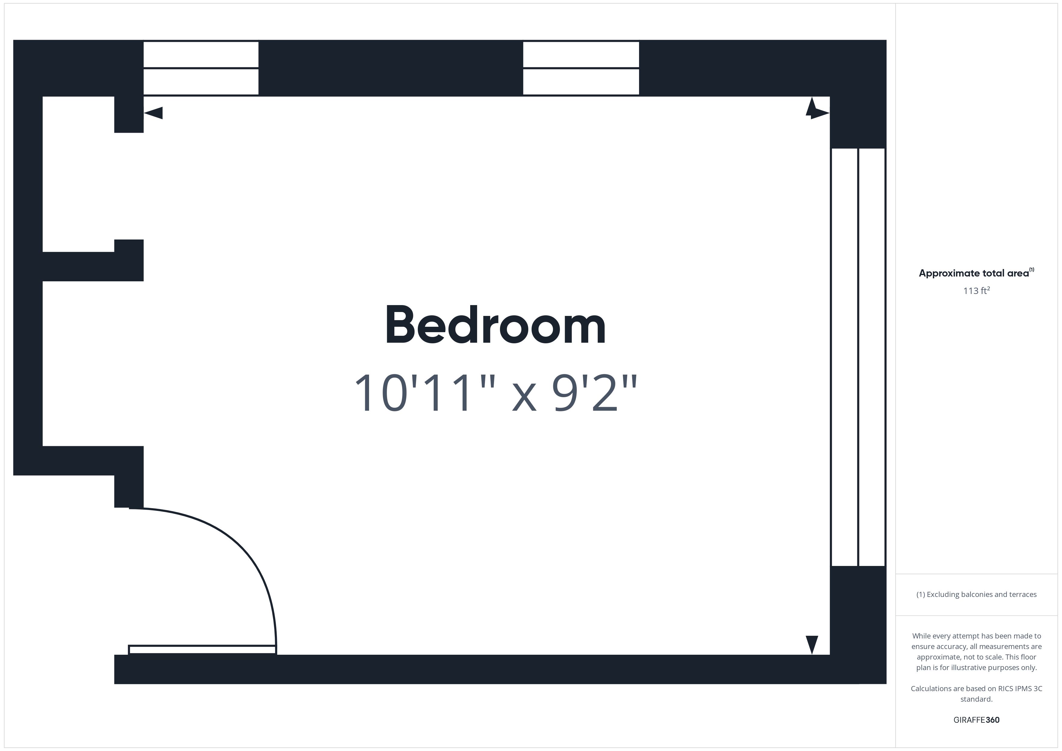 Room 2, 99, London Road, Berkshire floorplan