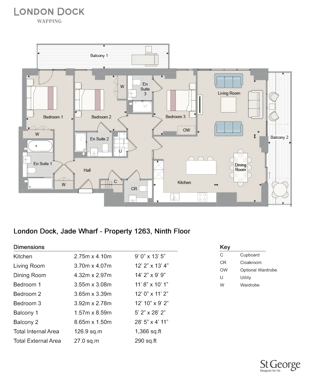 Vaughan Way, London floorplan