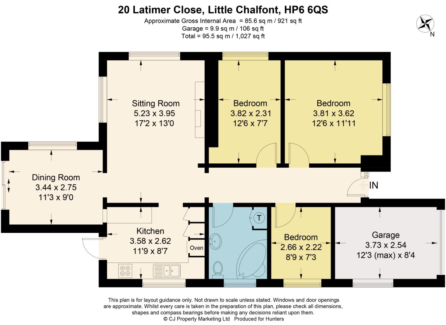20, Latimer Close, Little Chalfont floorplan