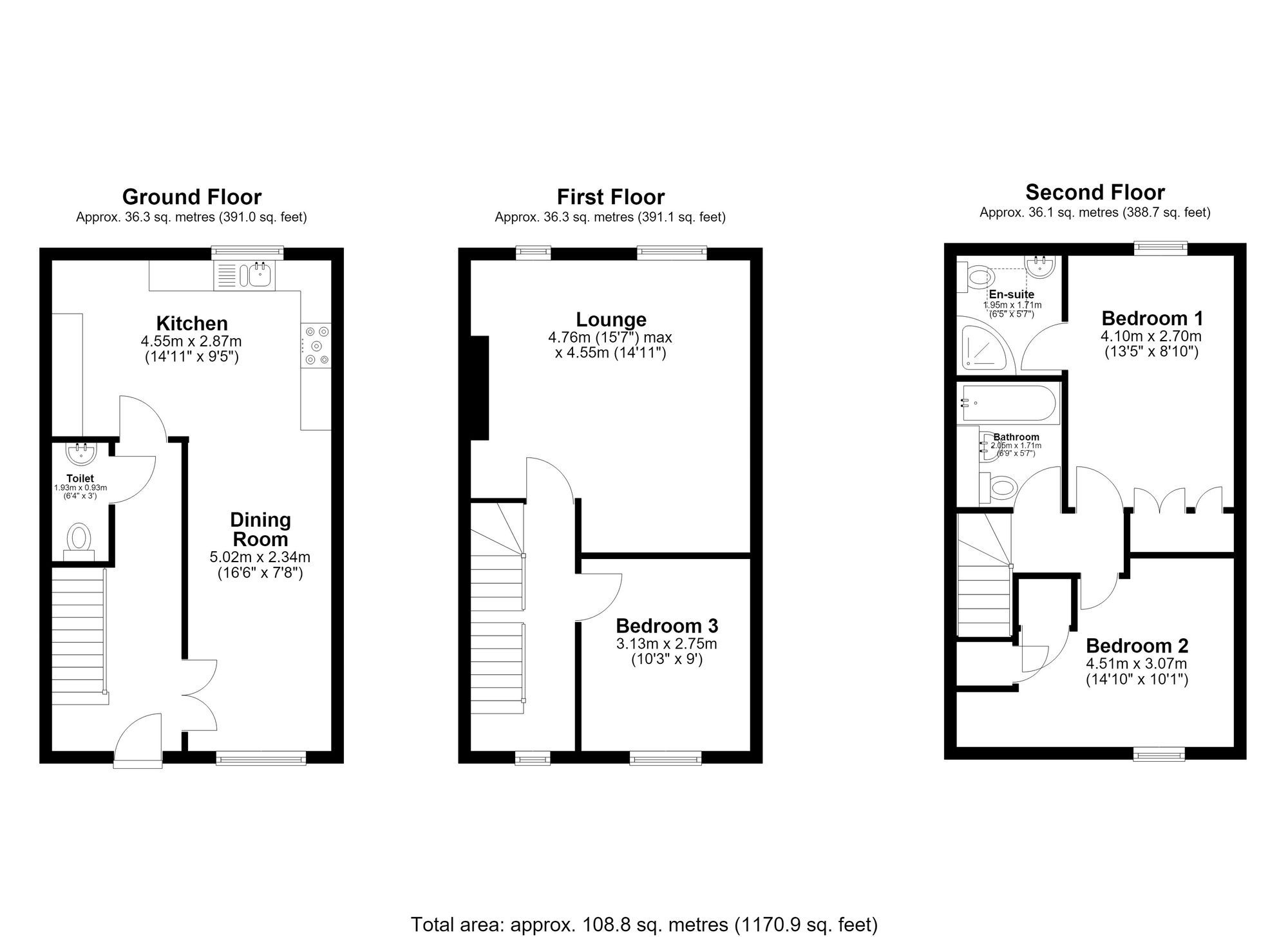 50 Acorn Way, Bury St. Edmunds floorplan