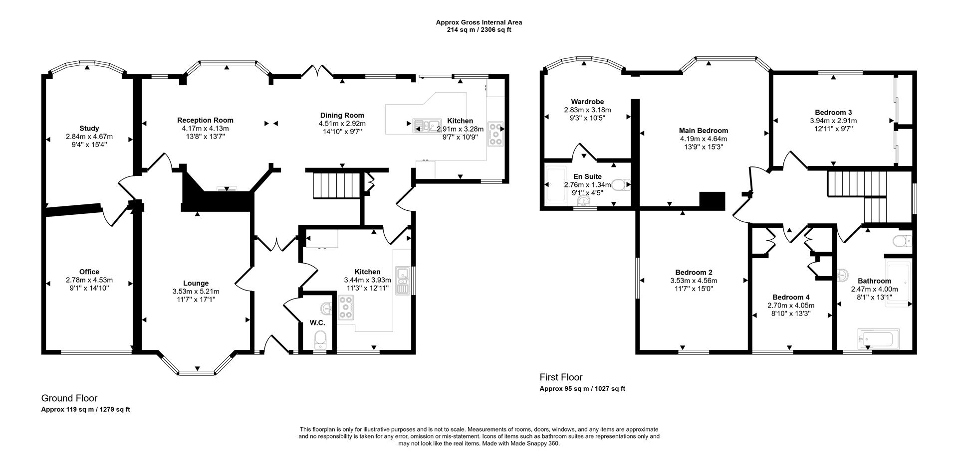 17, Kingsend, Ruislip floorplan