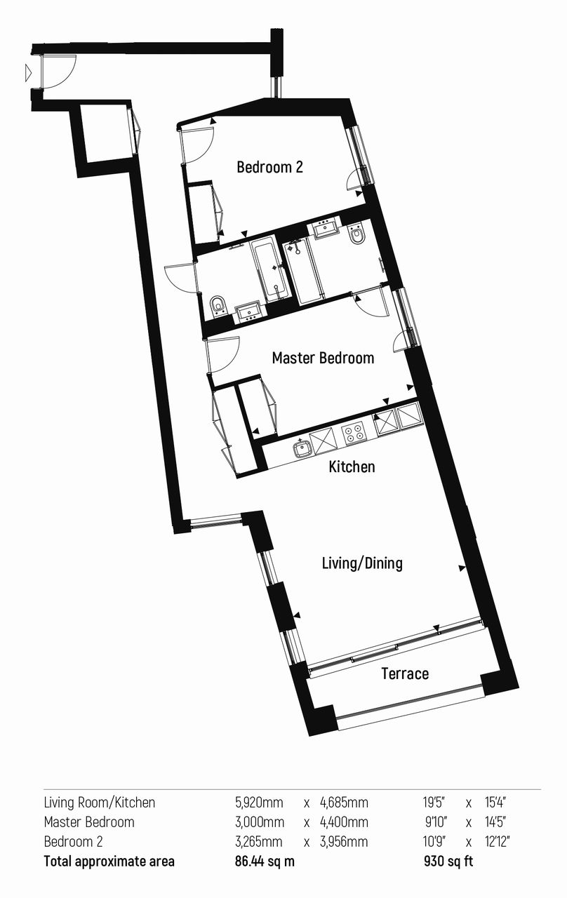 2 Bedrooms Flat to rent in 36 Snowsfields, Snowsfields, London Bridge, London SE1