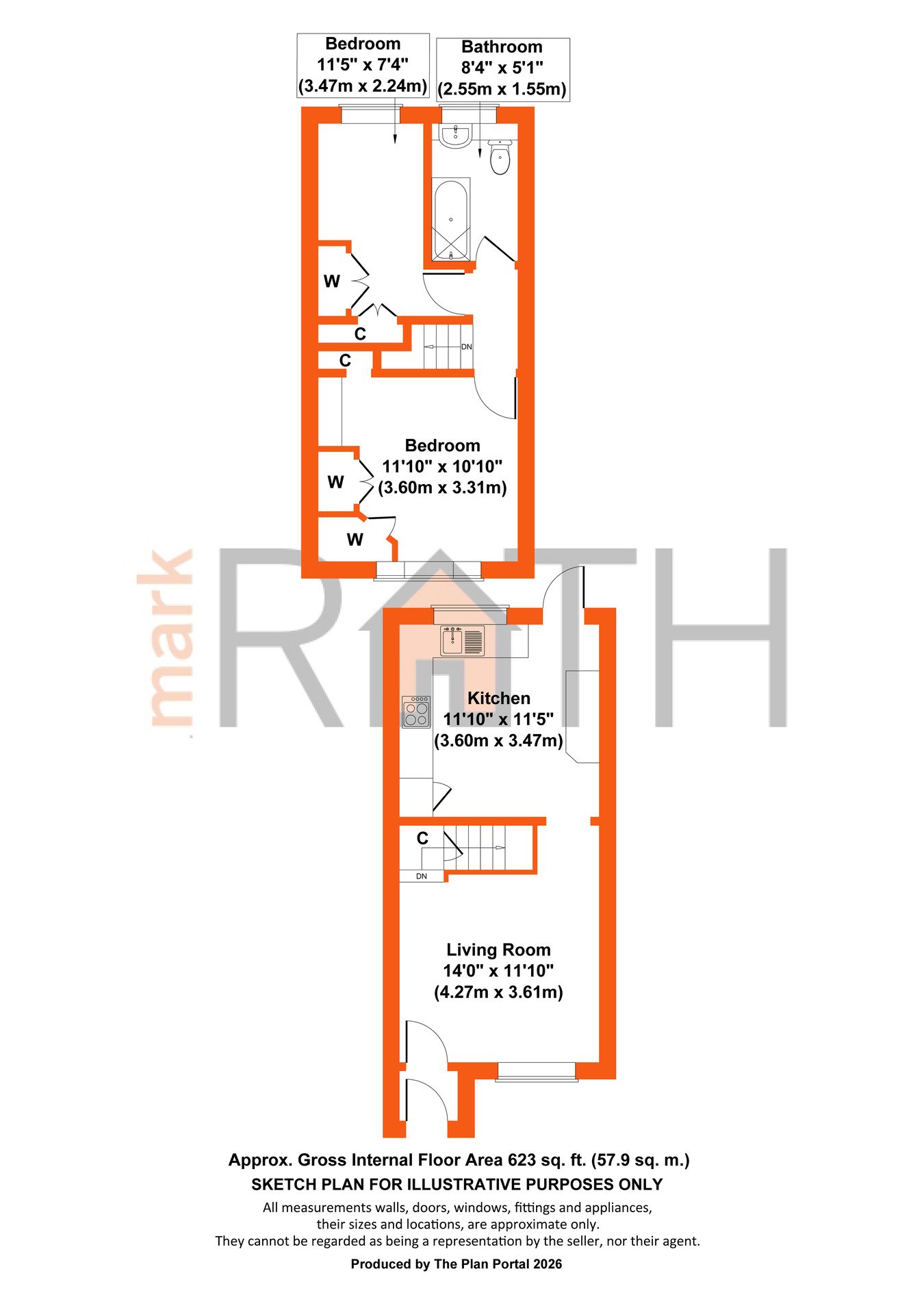 44, Mendip Road, Bracknell floorplan