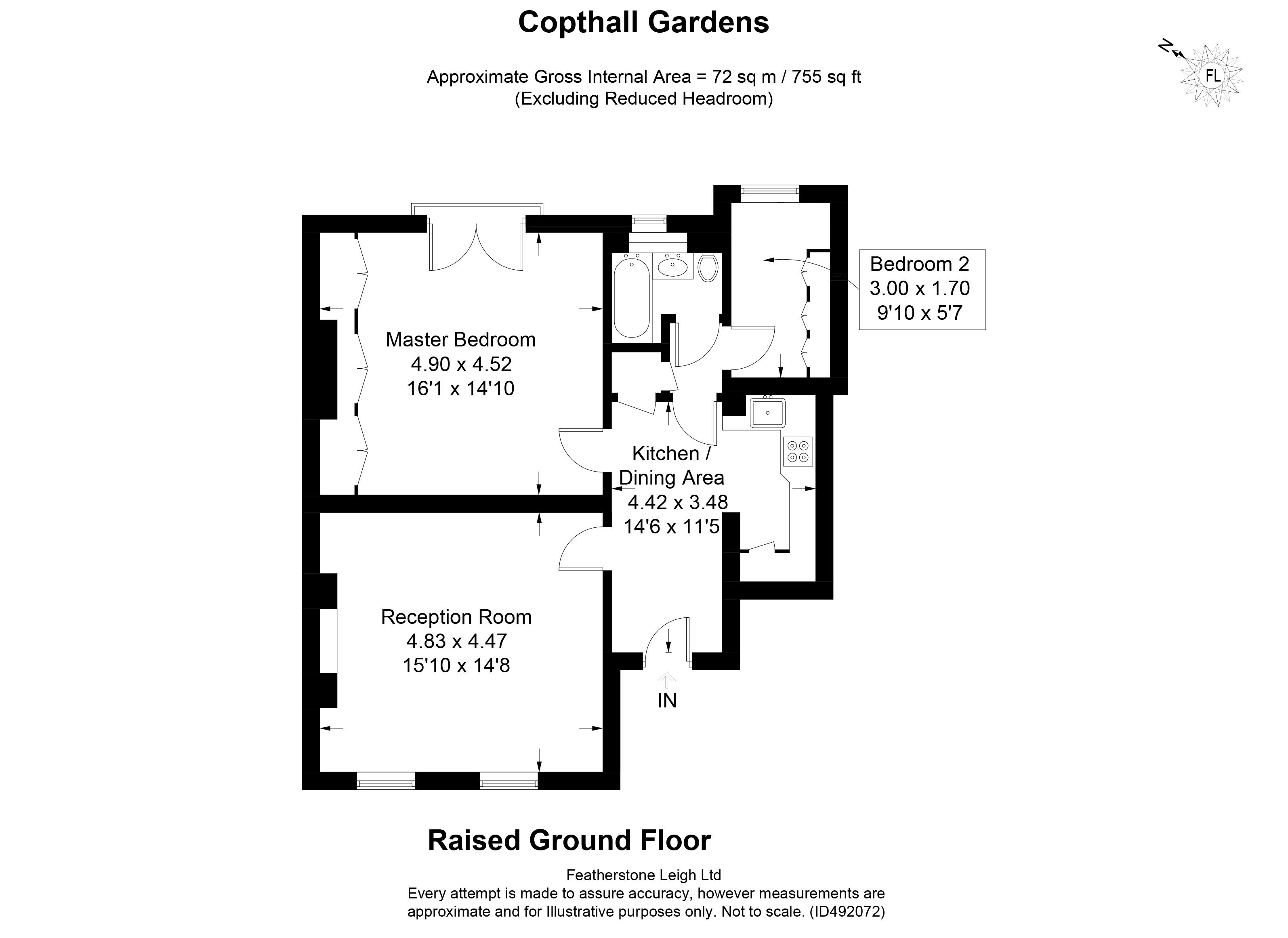 2 Bedrooms Flat for sale in Copthall Gardens, Twickenham TW1