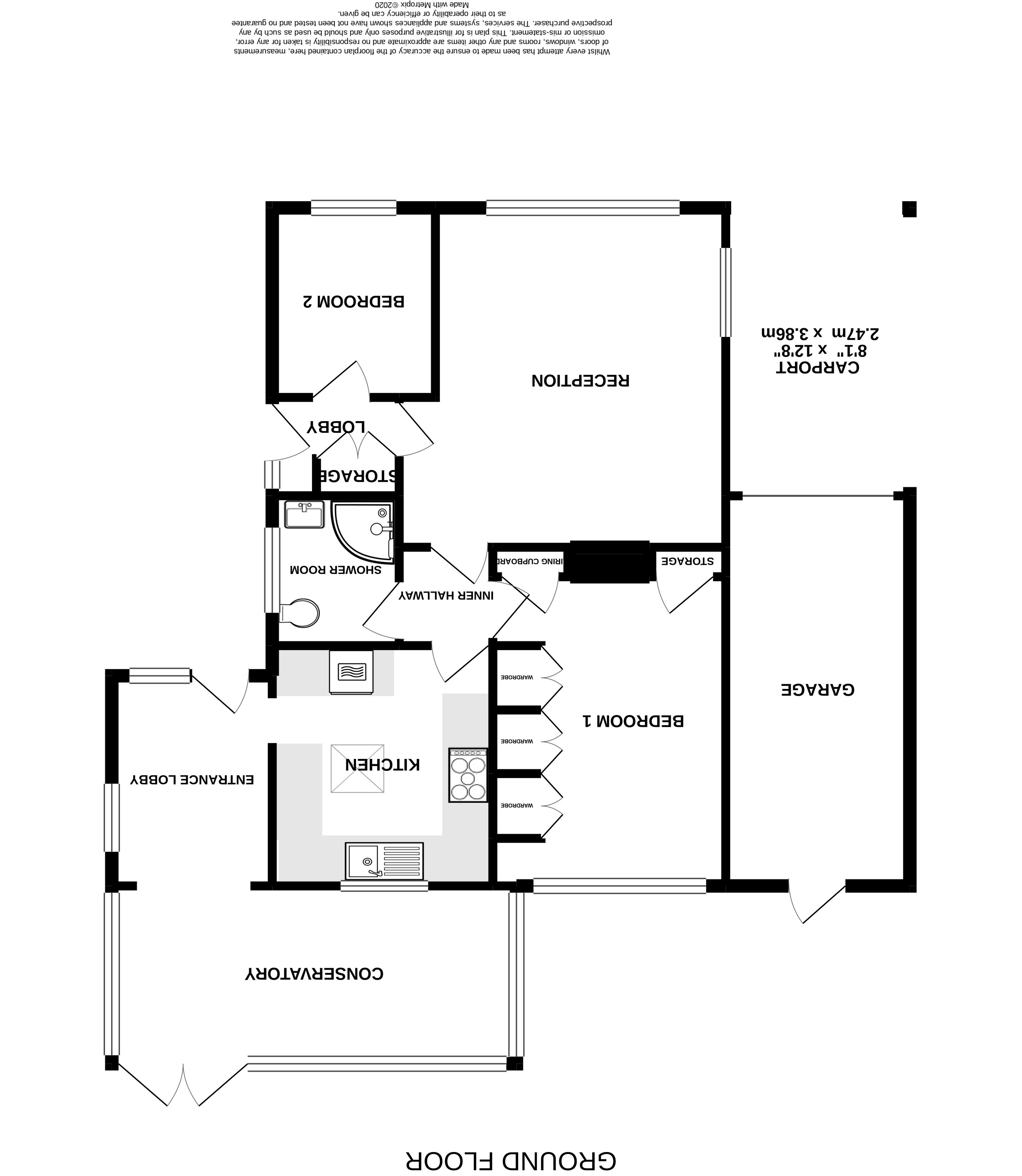48, Crockwells Close, Exeter floorplan