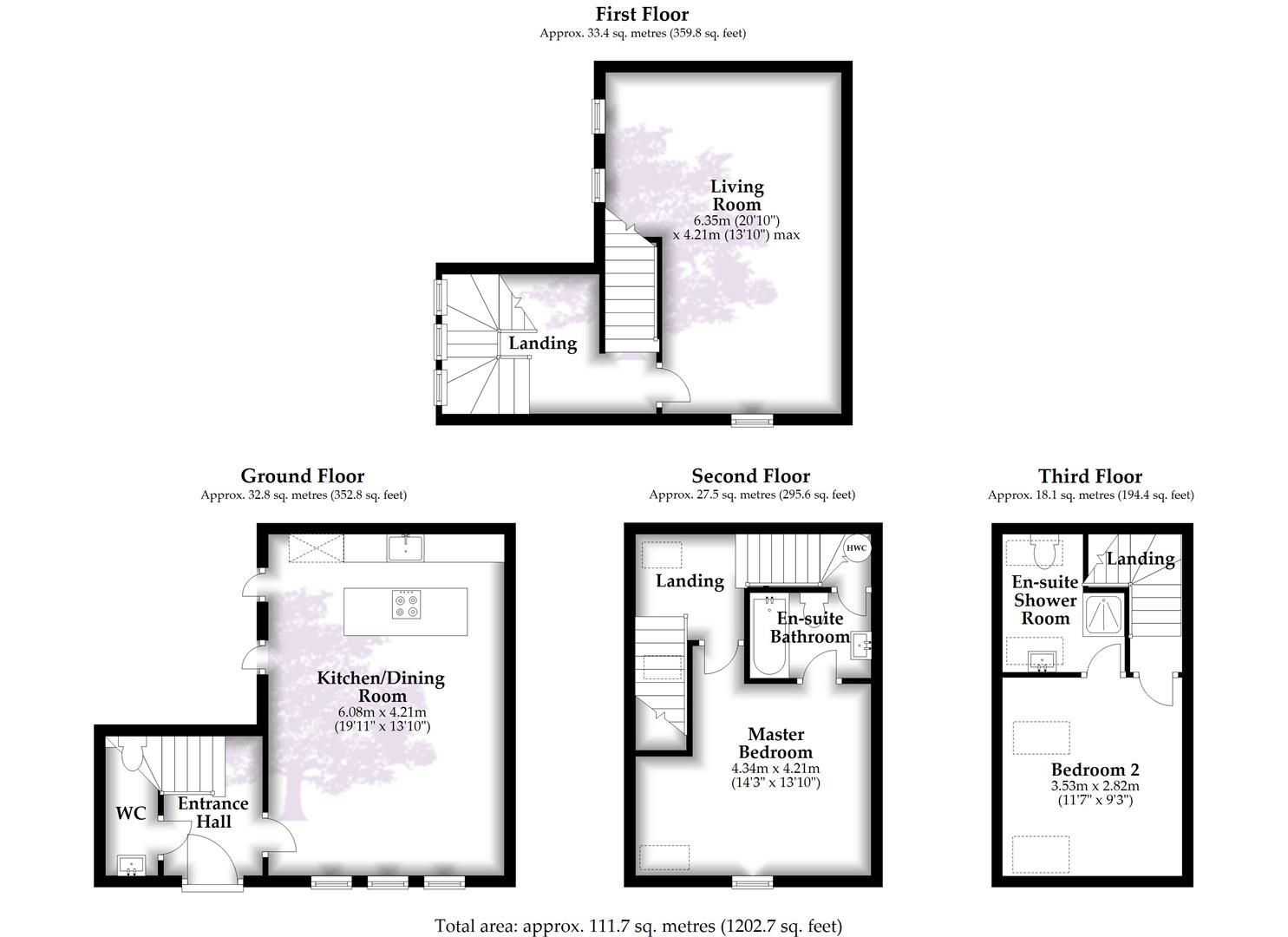 2 Bedrooms Town house for sale in The Chancel, Woodhill Road, Portishead BS20