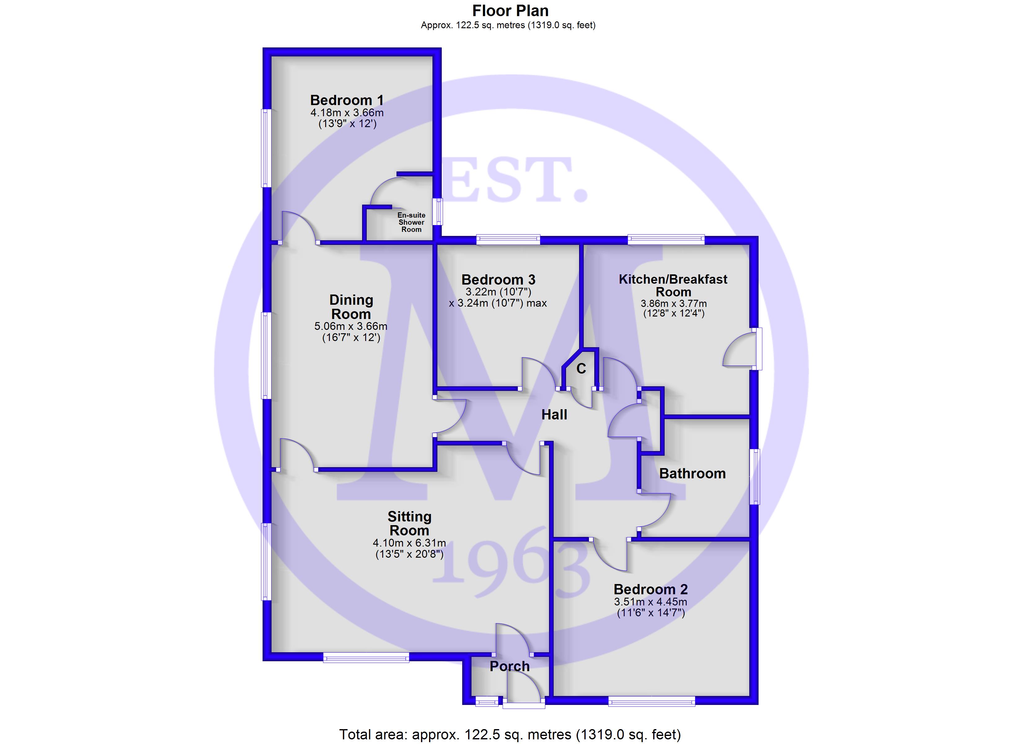 23, Wavendon Avenue, New Milton floorplan