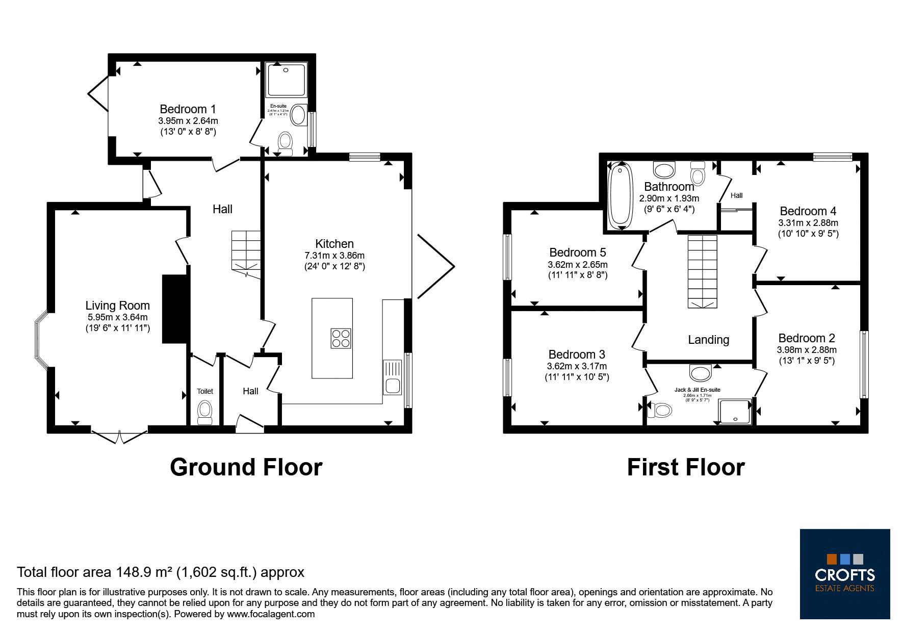 2, Ticklepenny Walk, Louth floorplan