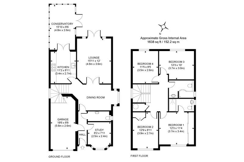 4 Bedrooms Detached house for sale in Gatesden Road, Fetcham, Leatherhead KT22