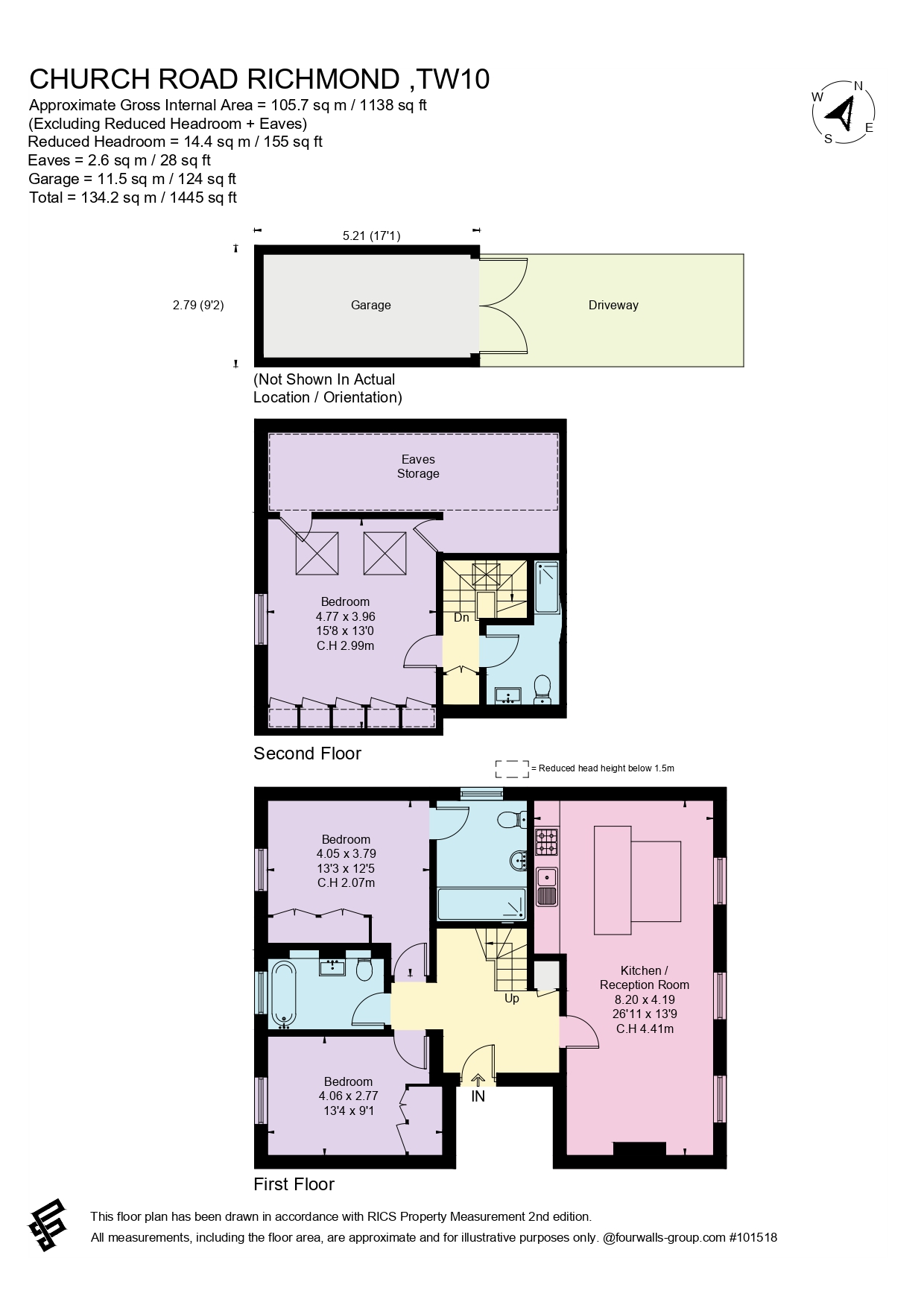 65, Church Road, London floorplan