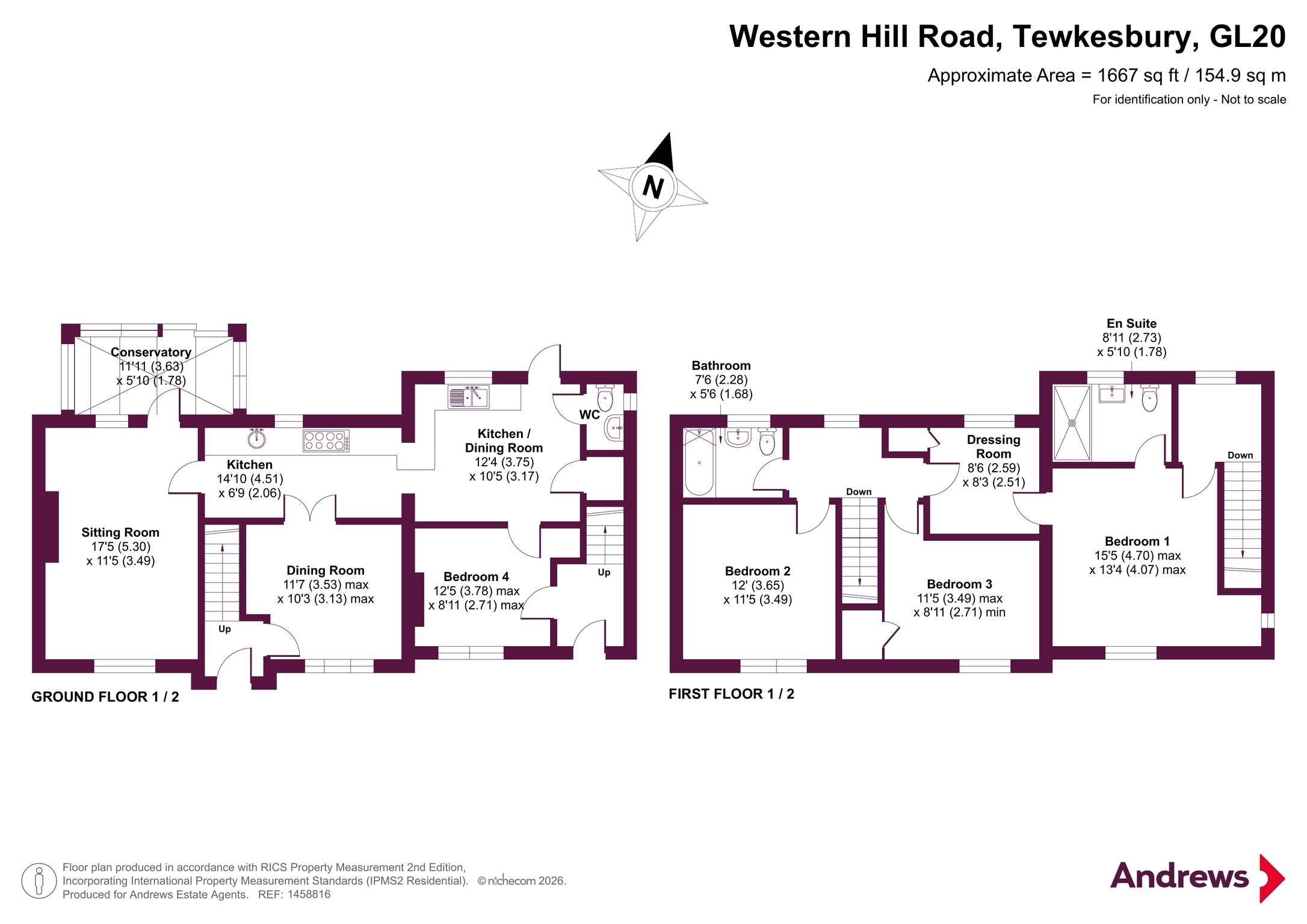 7, Western Hill Road, Tewkesbury floorplan