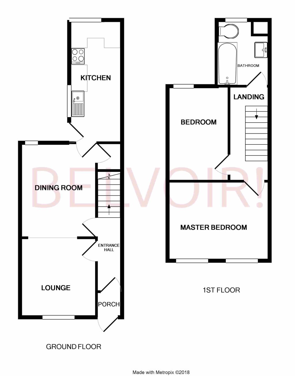 2 Bedrooms Terraced house to rent in George Street, Basingstoke RG21