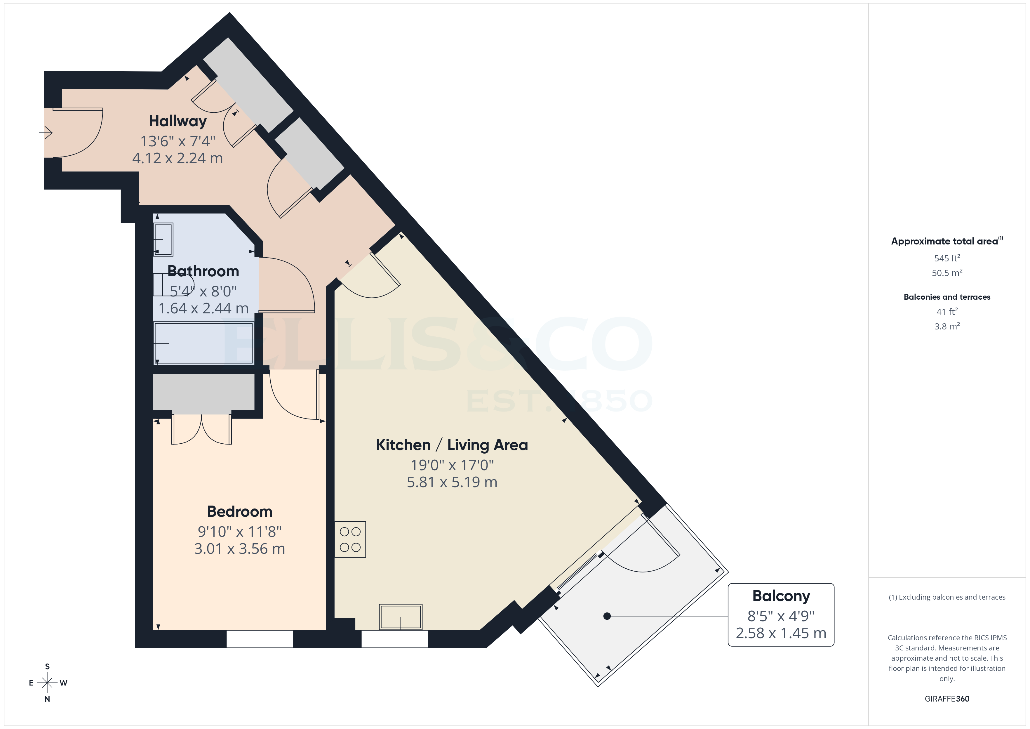 Flat 11, Blue Bell Court,, Sovereign Way, Kent floorplan