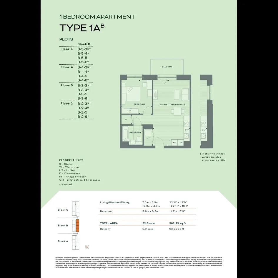 B.03.04, Argenta, Silvertown floorplan