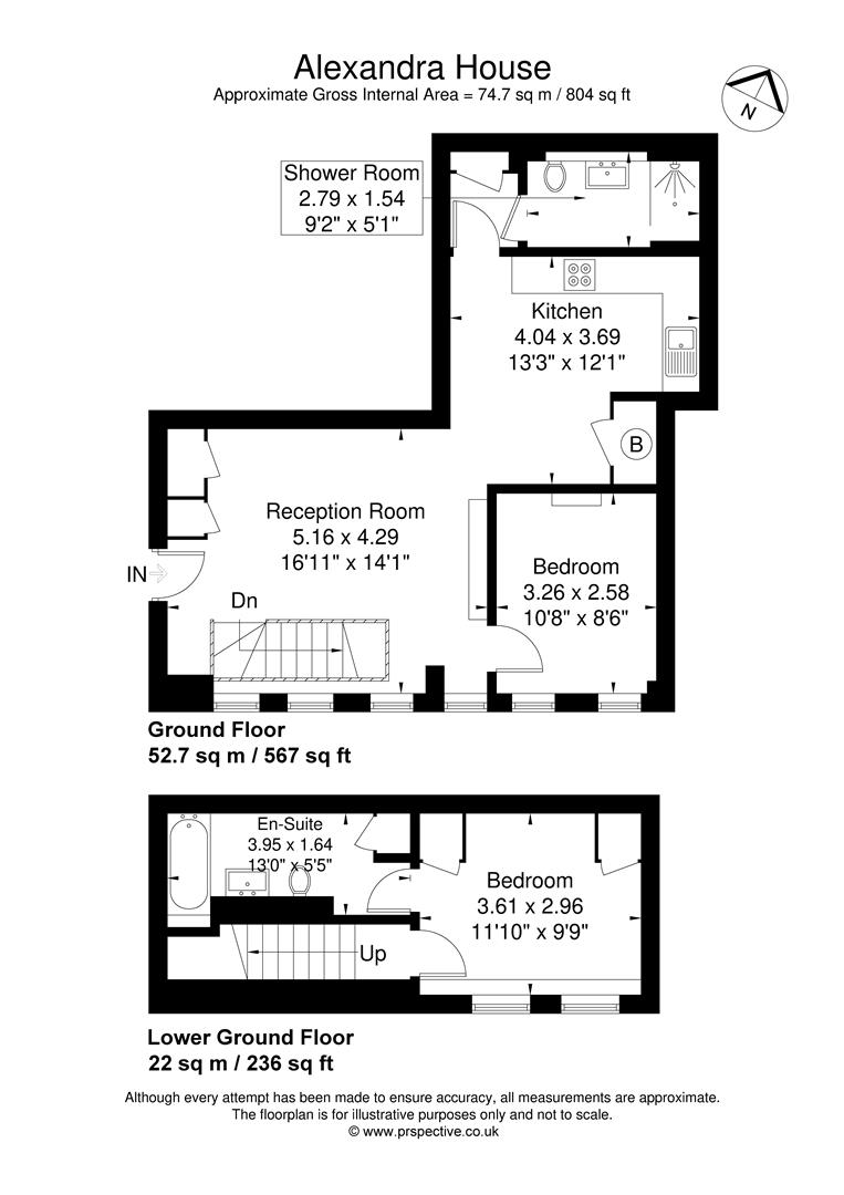 19, Alexandra House, Oldham Terrace, London floorplan