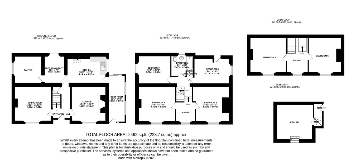 Brook House, Abergavenny floorplan