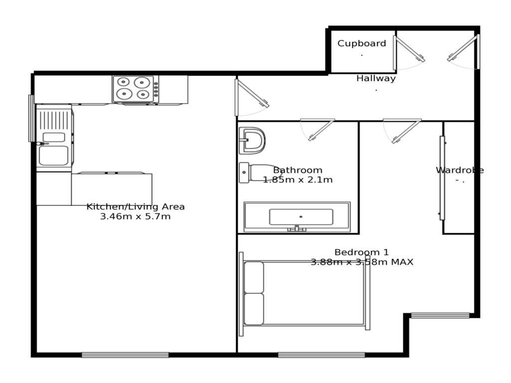 Fir Tree Avenue, Auckley, Doncaster DN9, 1 bedroom flat to rent