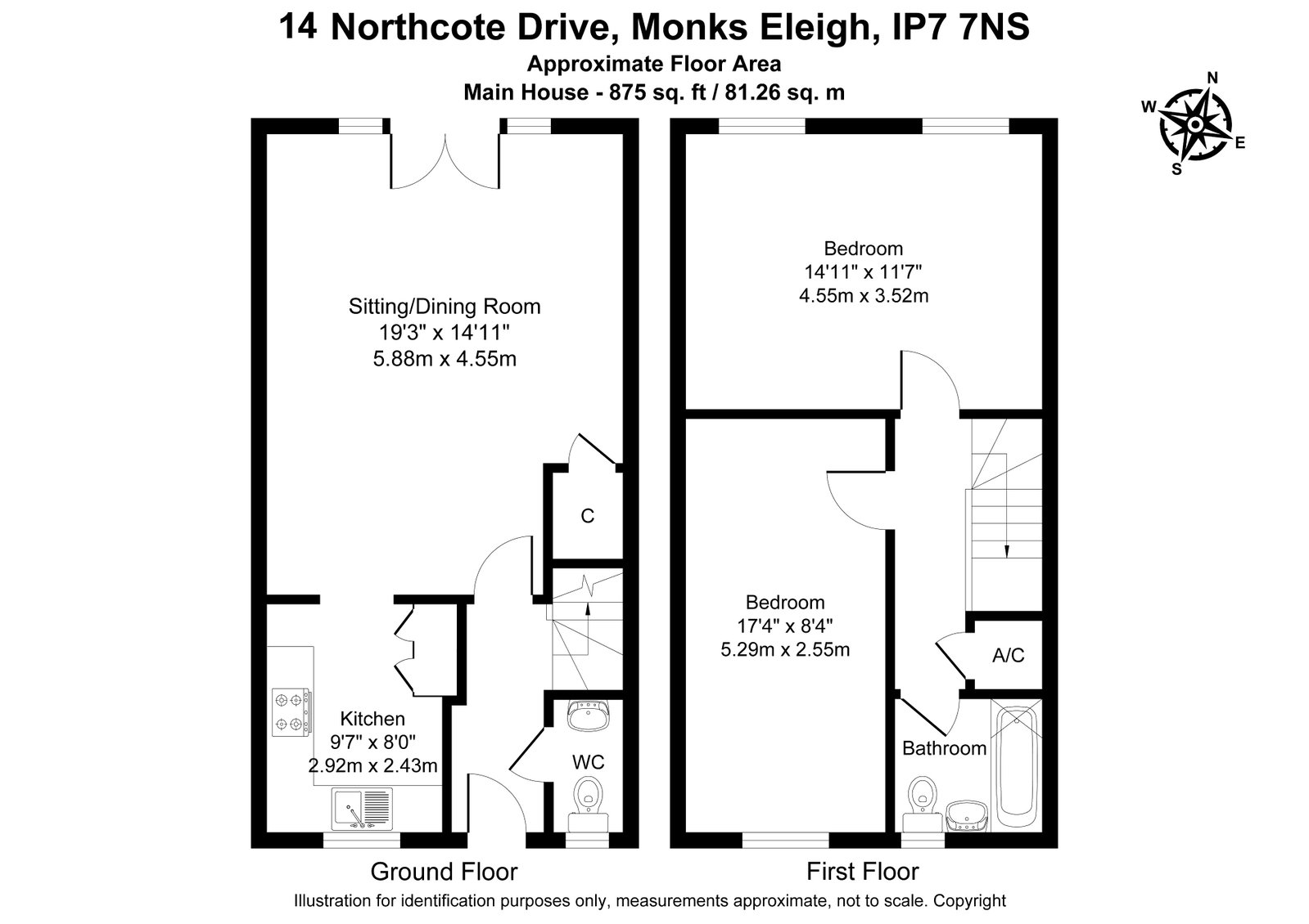 14, Northcote Drive, Ipswich floorplan
