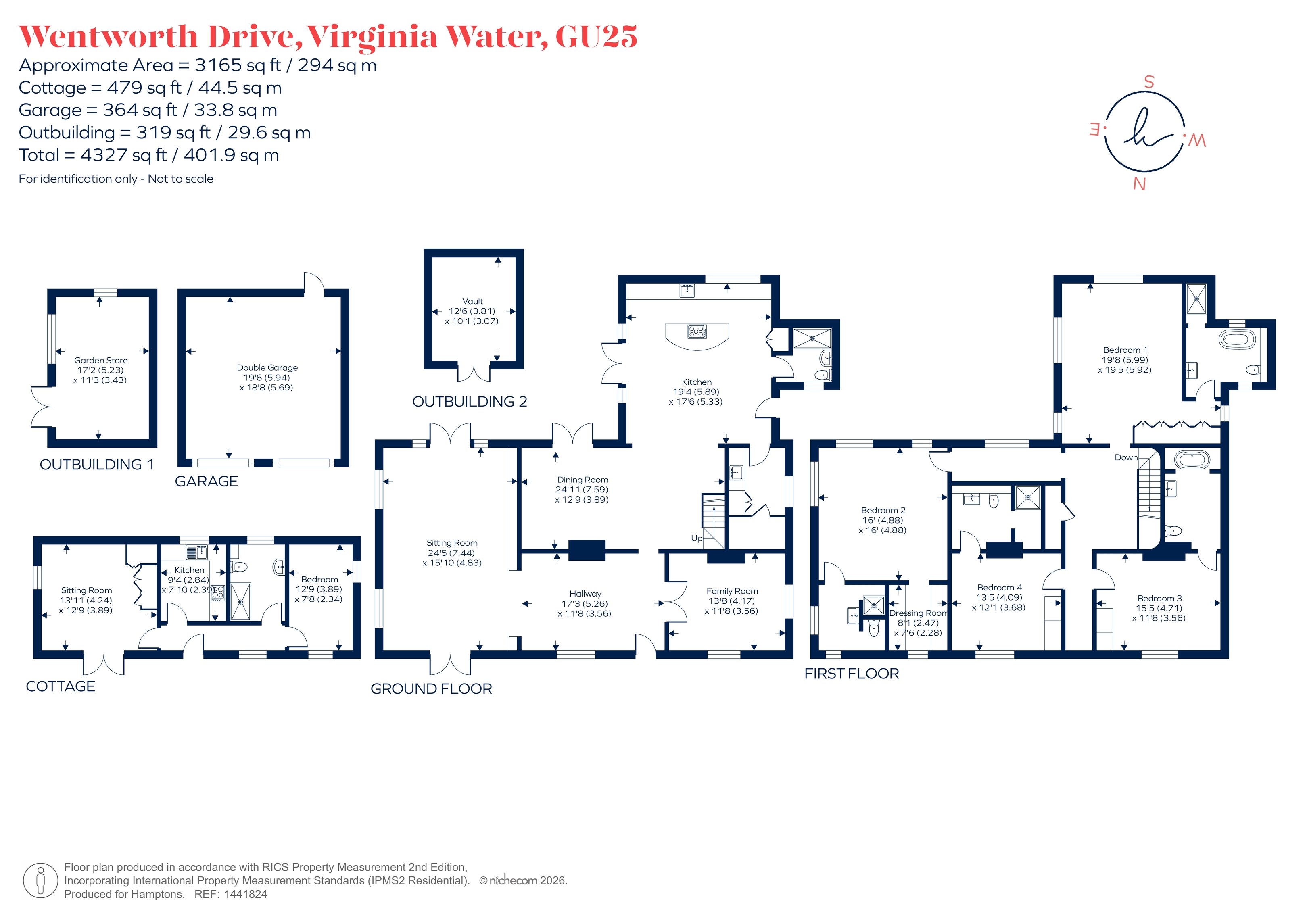 Melbury Place, Wentworth Drive, Virginia Water floorplan