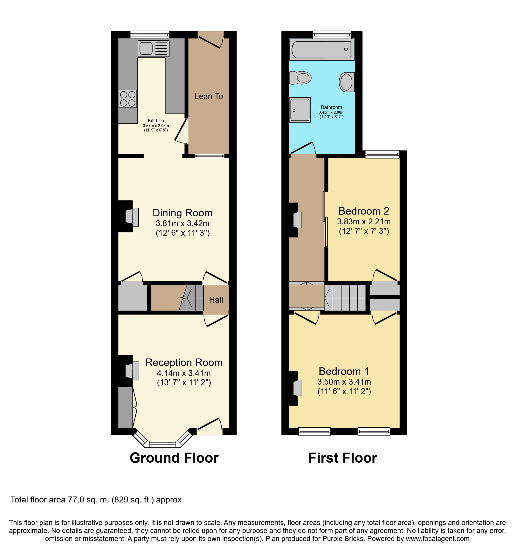 2 Bedrooms Terraced house for sale in Cramptons Road, Sevenoaks TN14