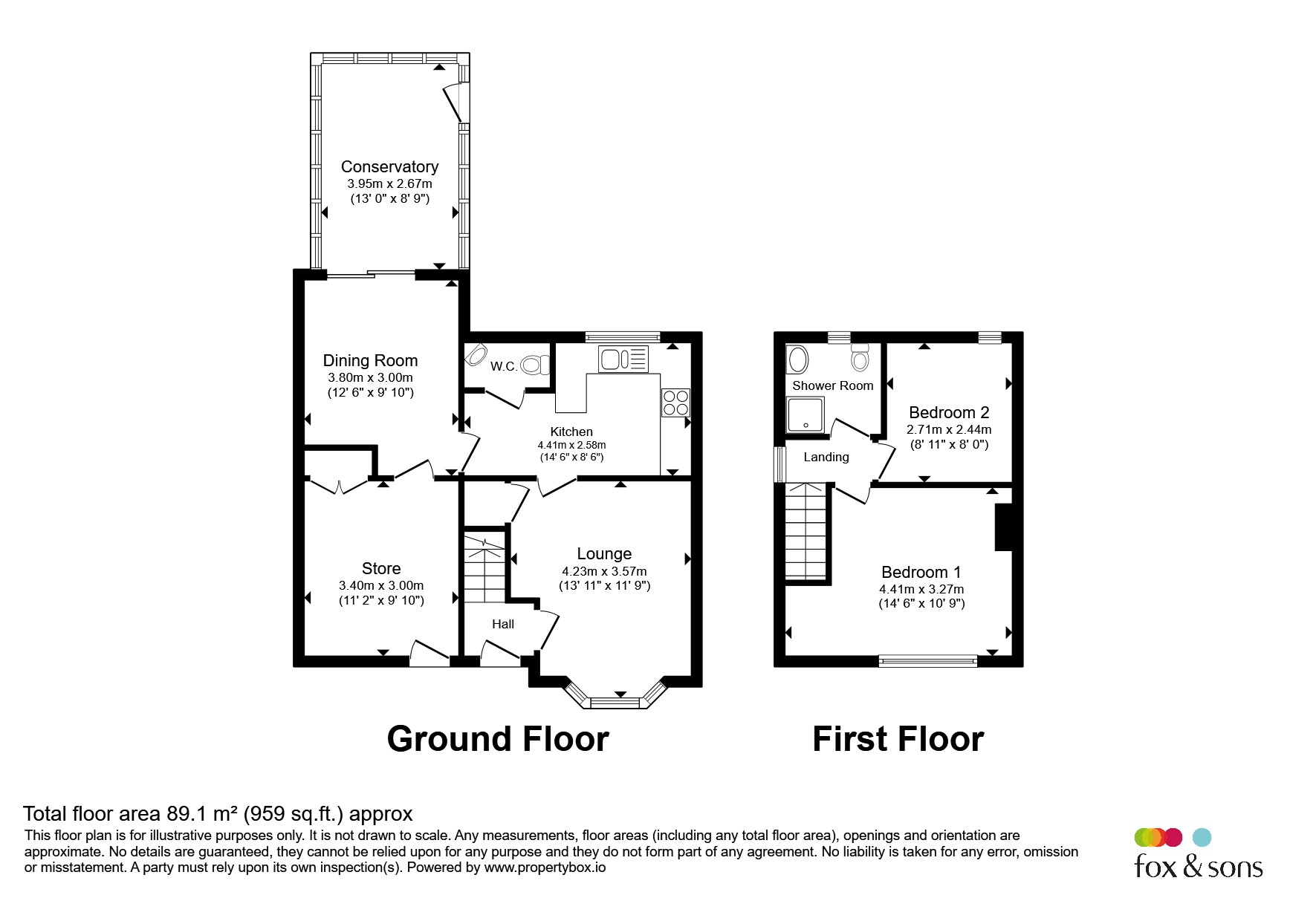 80, Belmont Road, TAUNTON floorplan