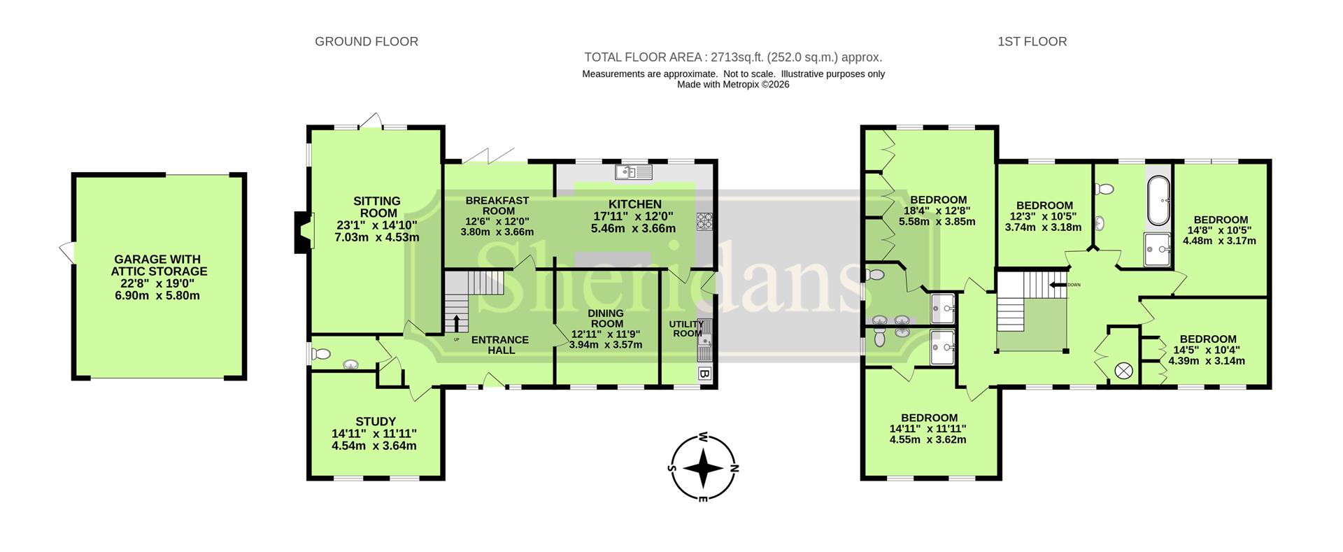 22, Downing Close, Bury St Edmunds floorplan