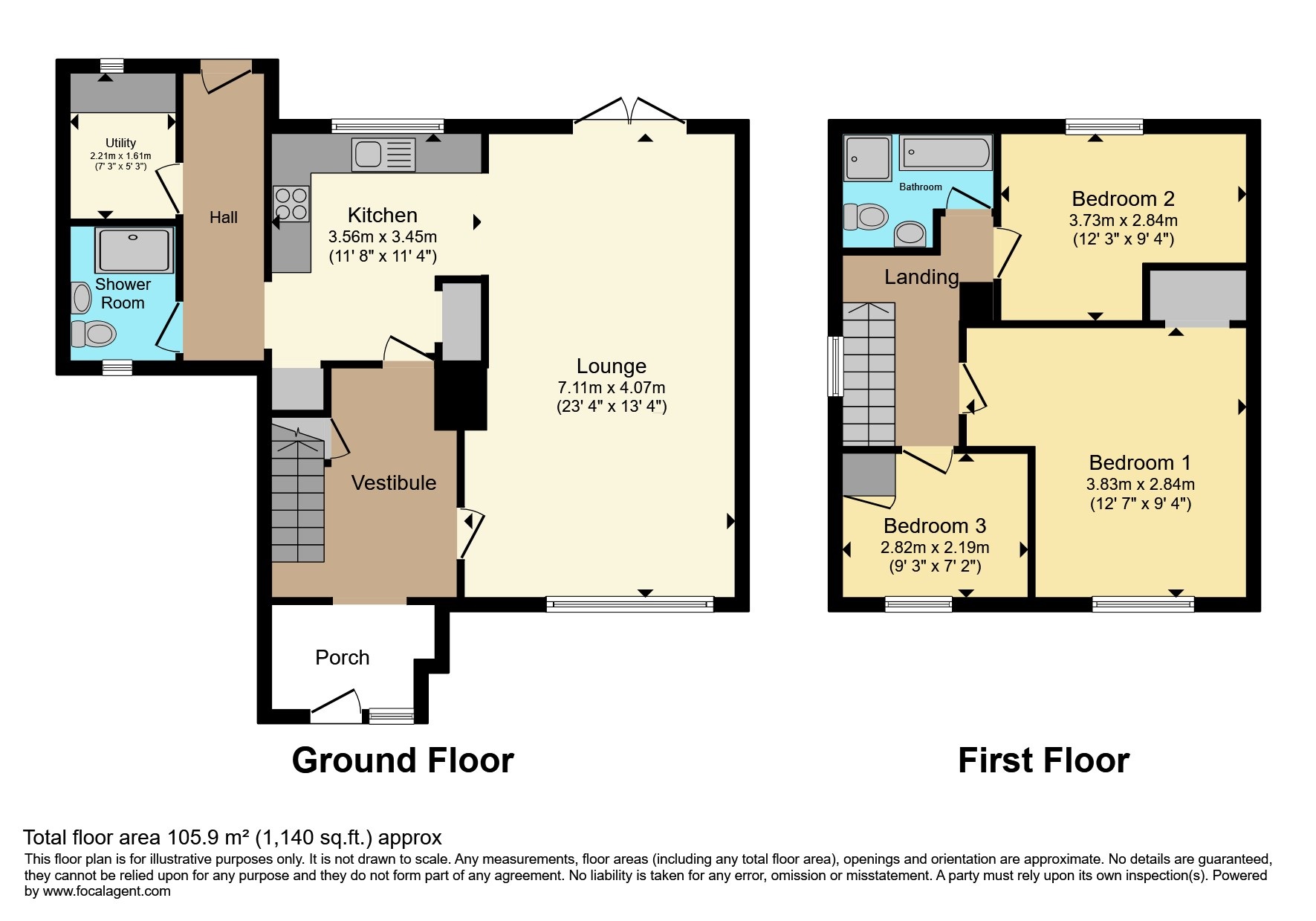 3 Regiment Close, Norton Road, Worcester floorplan