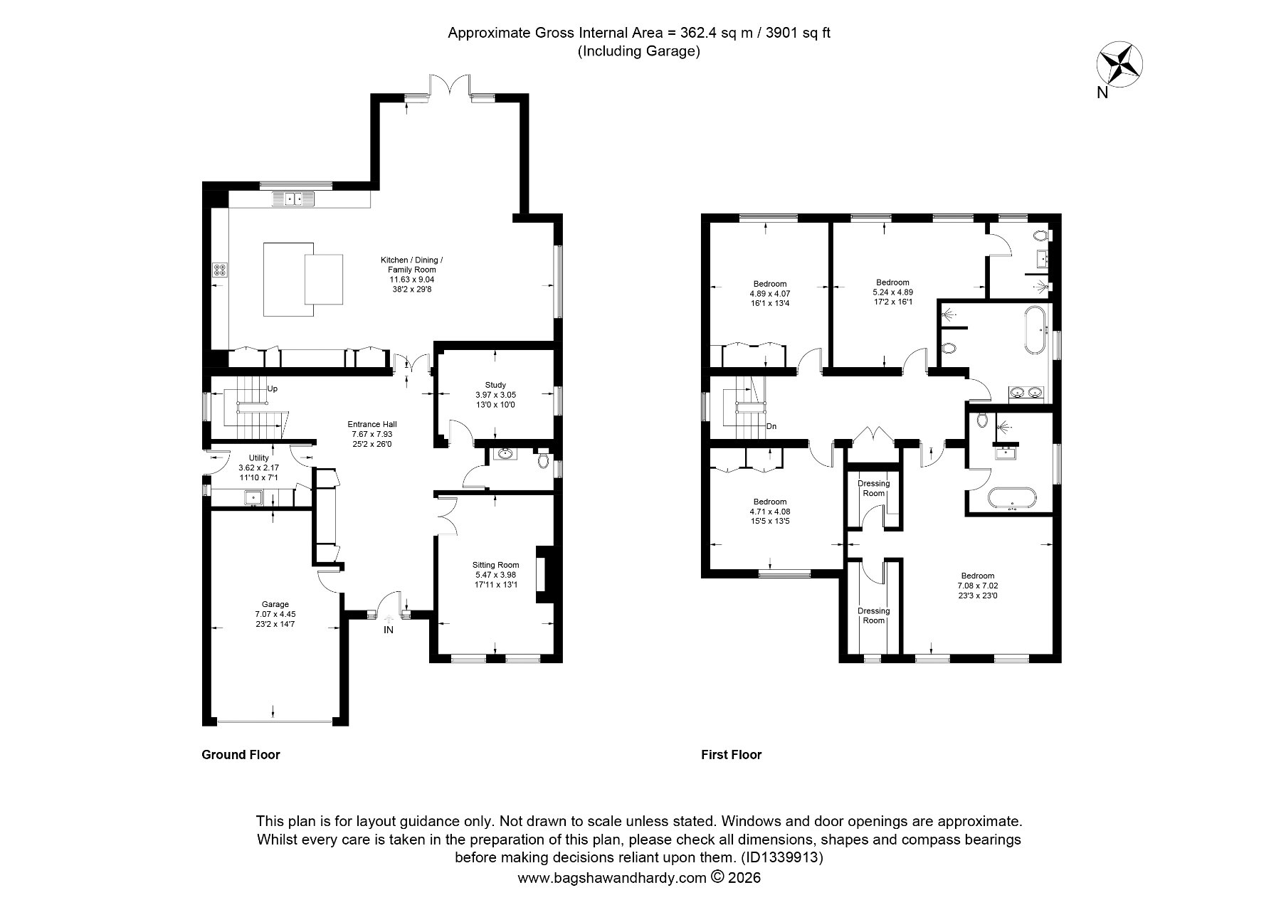 Perifield,, Woodham Park Way, Surrey floorplan