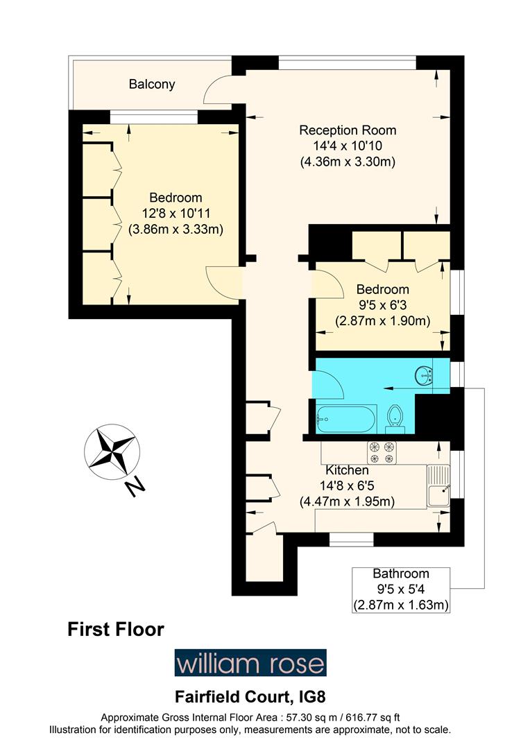 Fairfield Road, Woodford Green floorplan