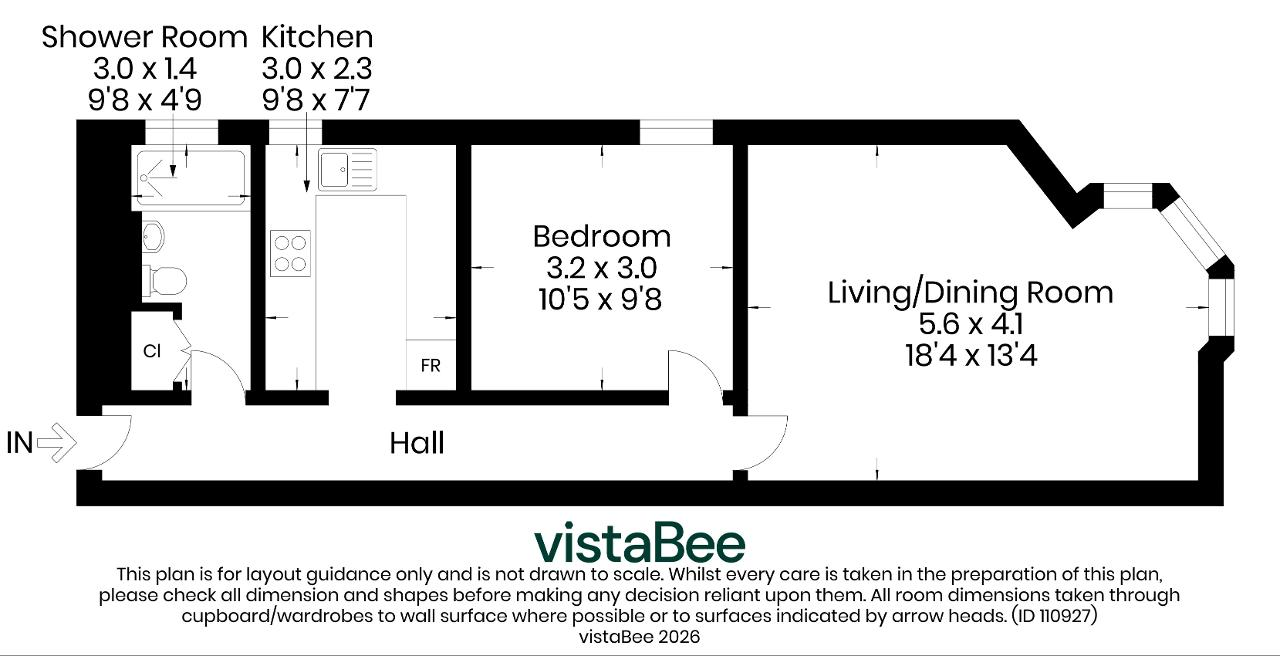110, Roebank Street, Dennistoun floorplan