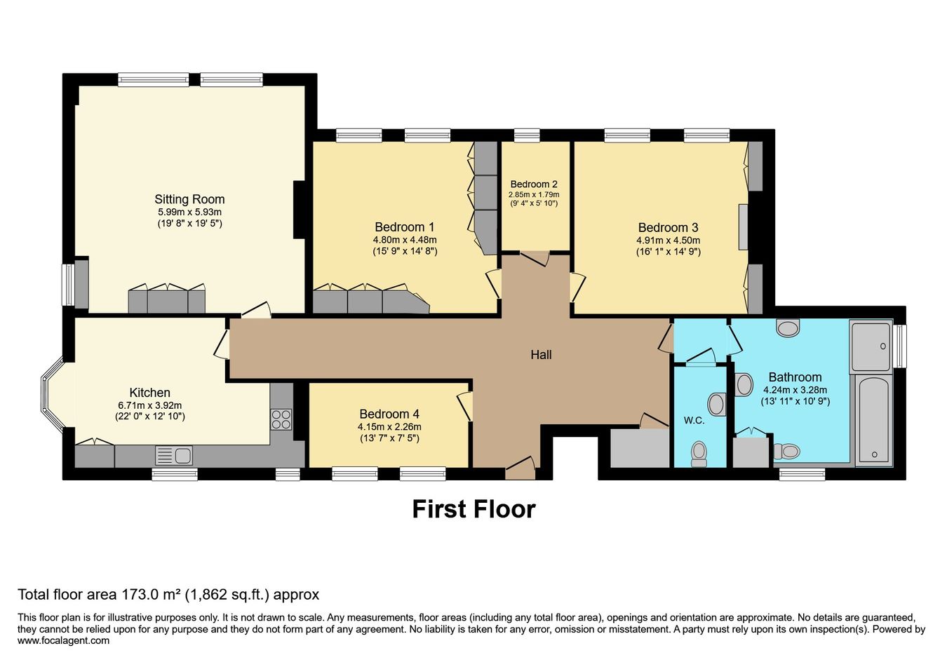 Chantry House, High Street, Hassocks floorplan