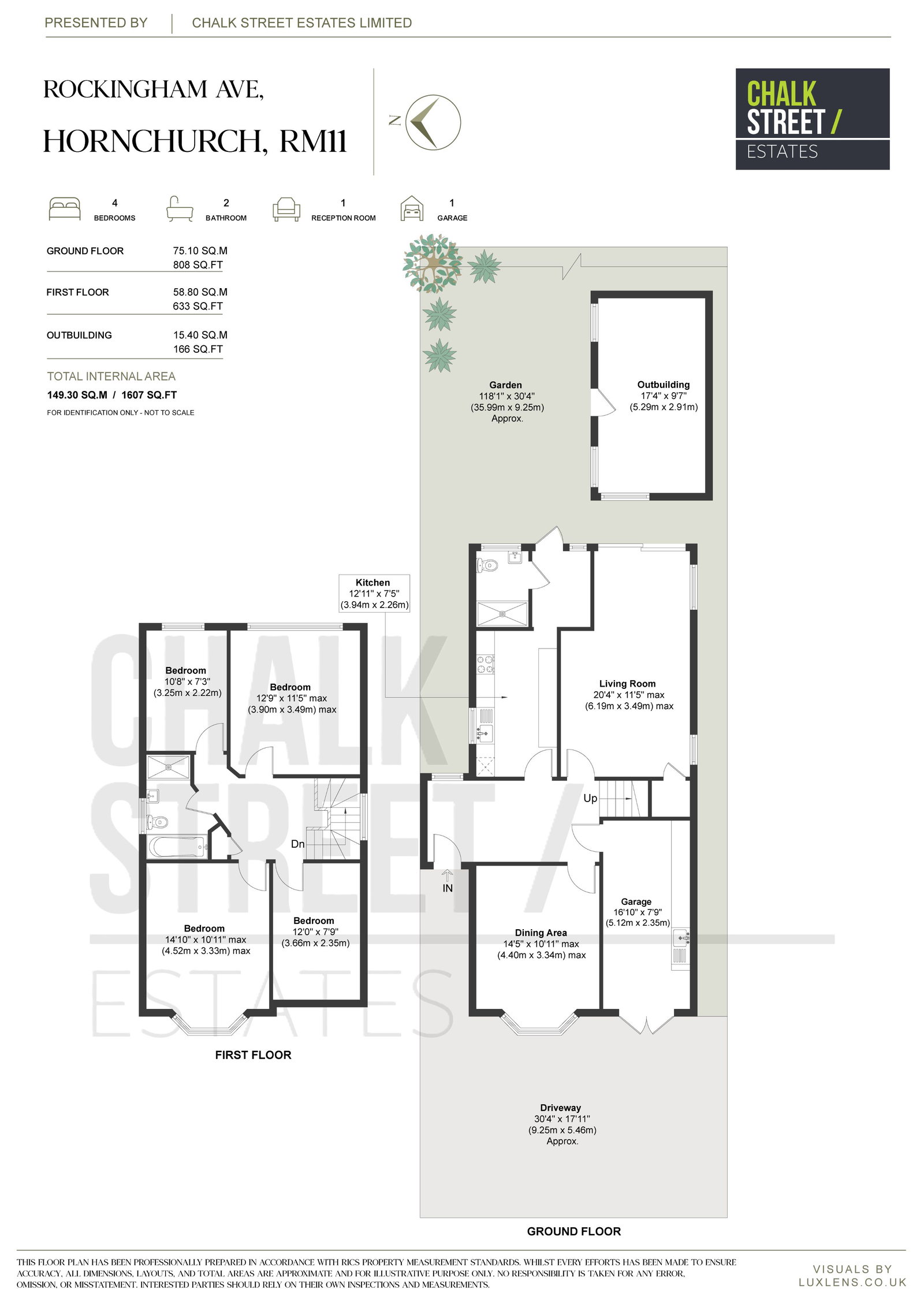 17, Rockingham Avenue, Hornchurch floorplan