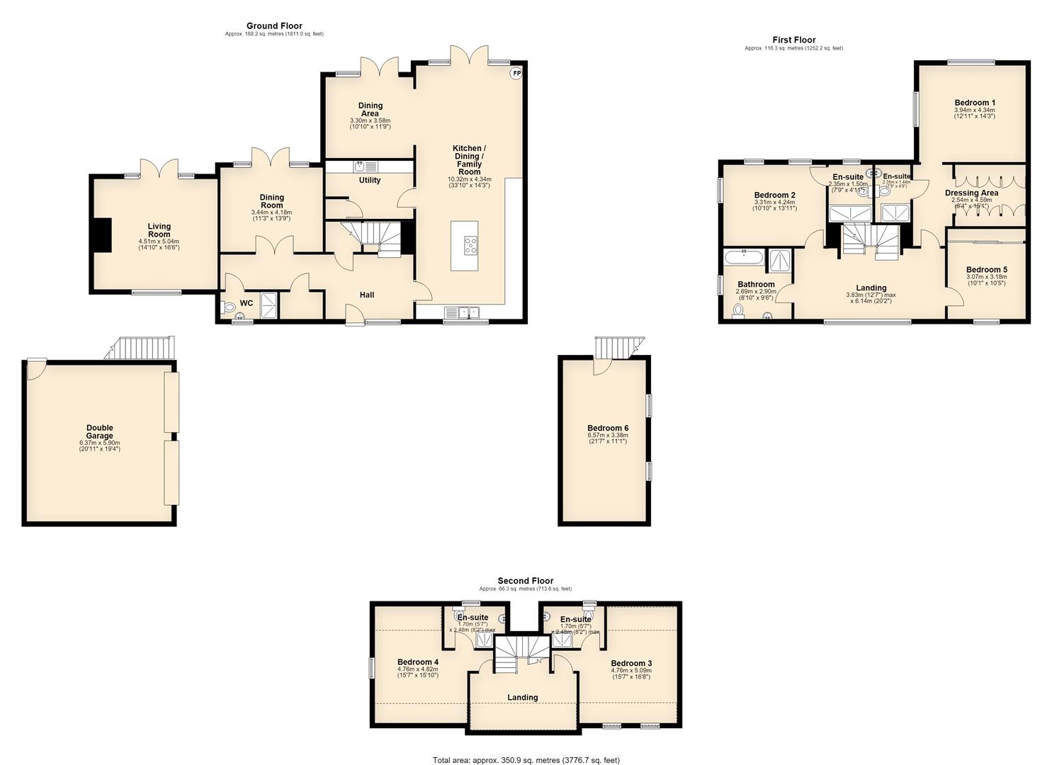 16, The Orchard, Norton floorplan