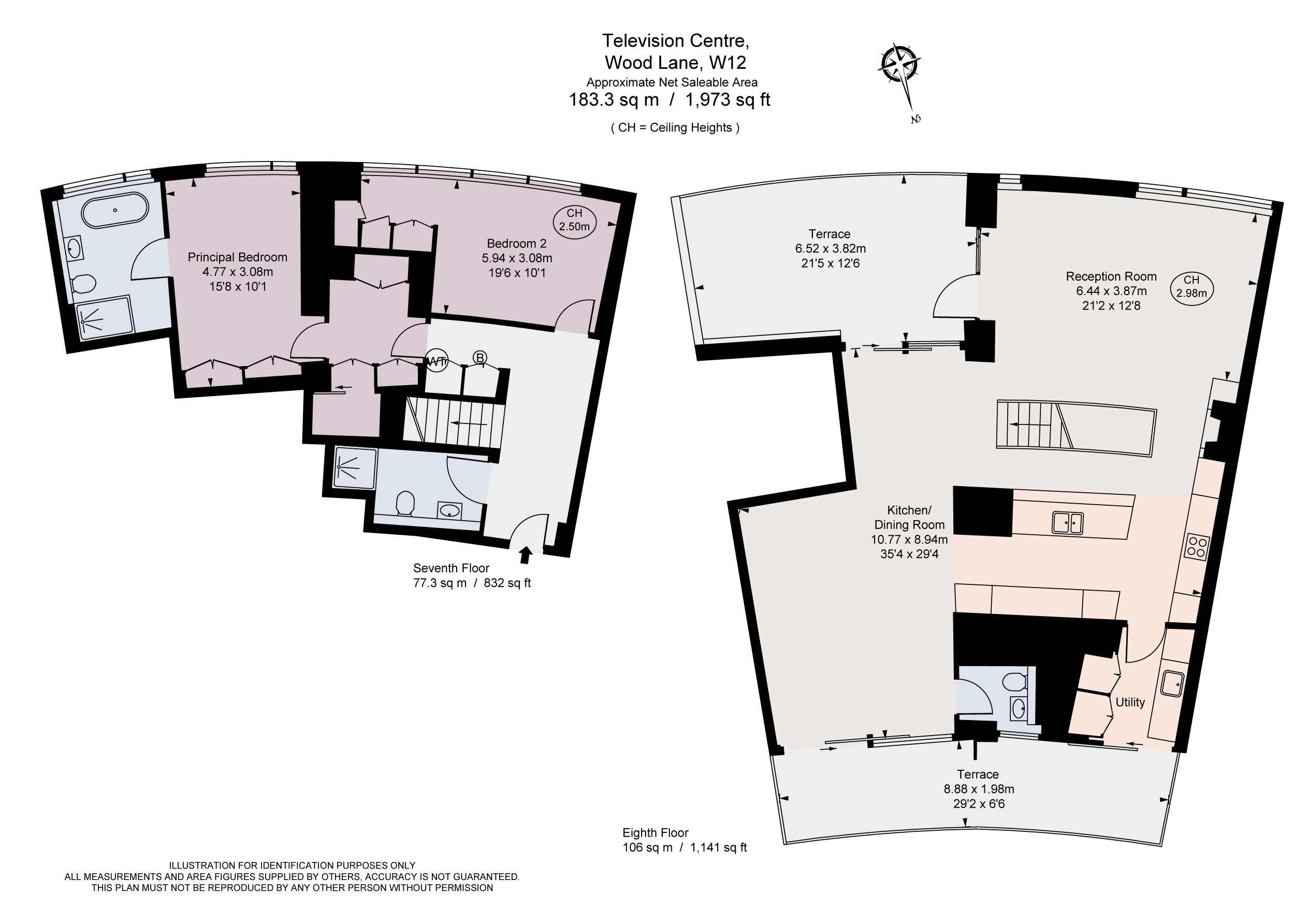 Apartment 713, 3, Television Centre, London floorplan