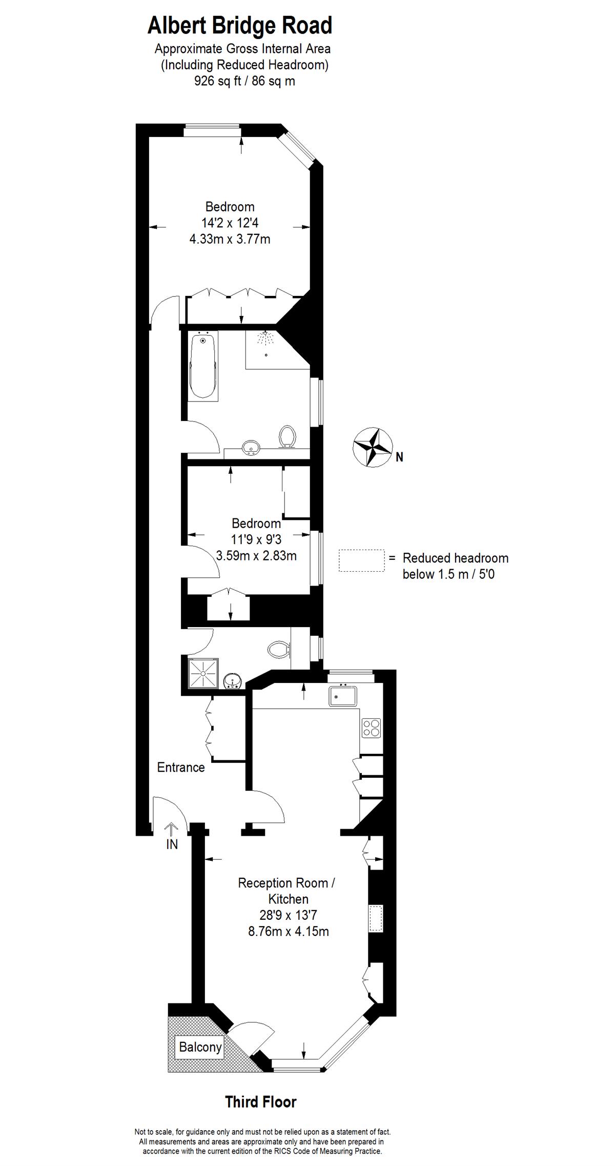 2 Bedrooms Flat for sale in Albert Bridge Road, London SW11