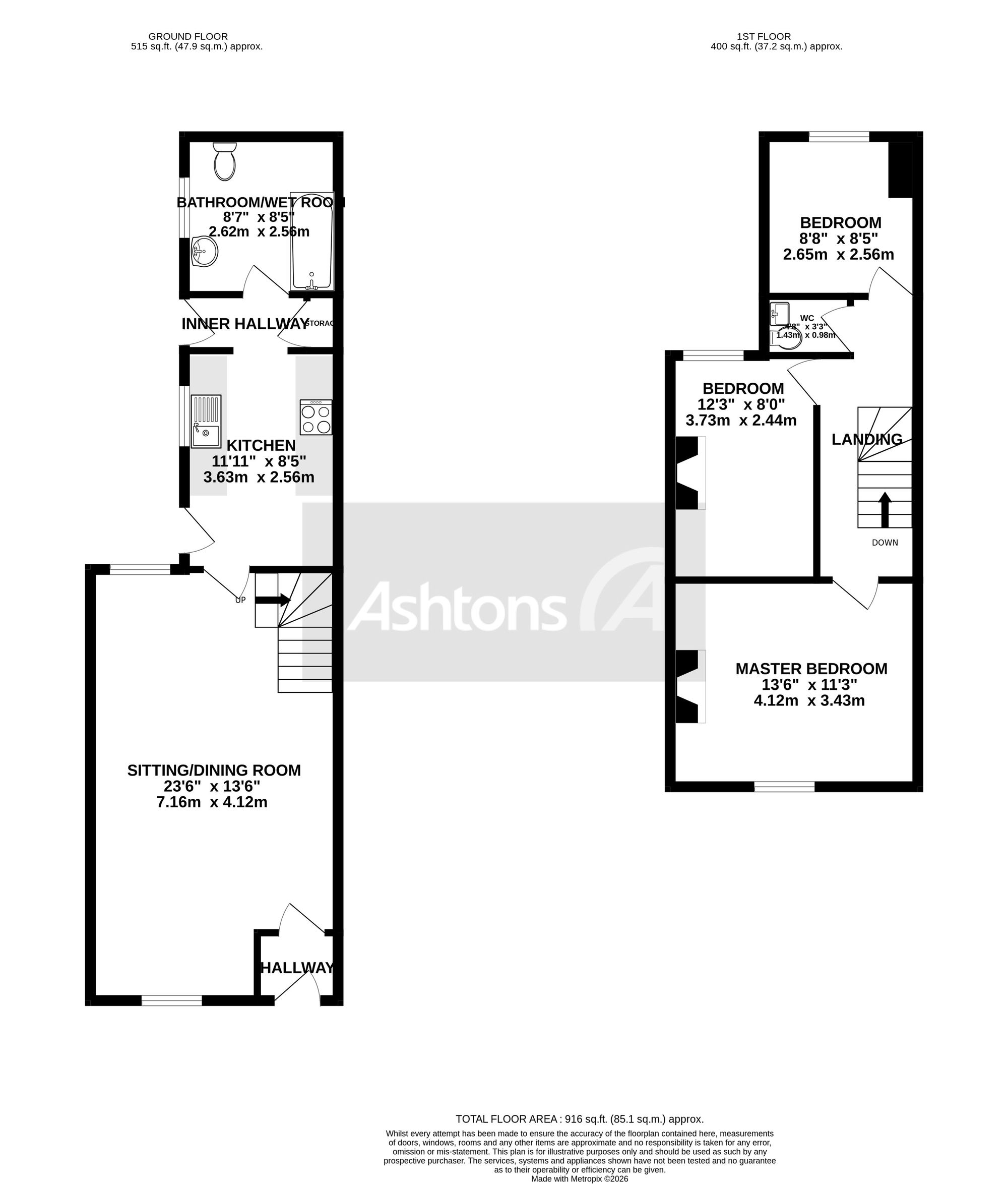 13 Adamson Street, Wigan floorplan