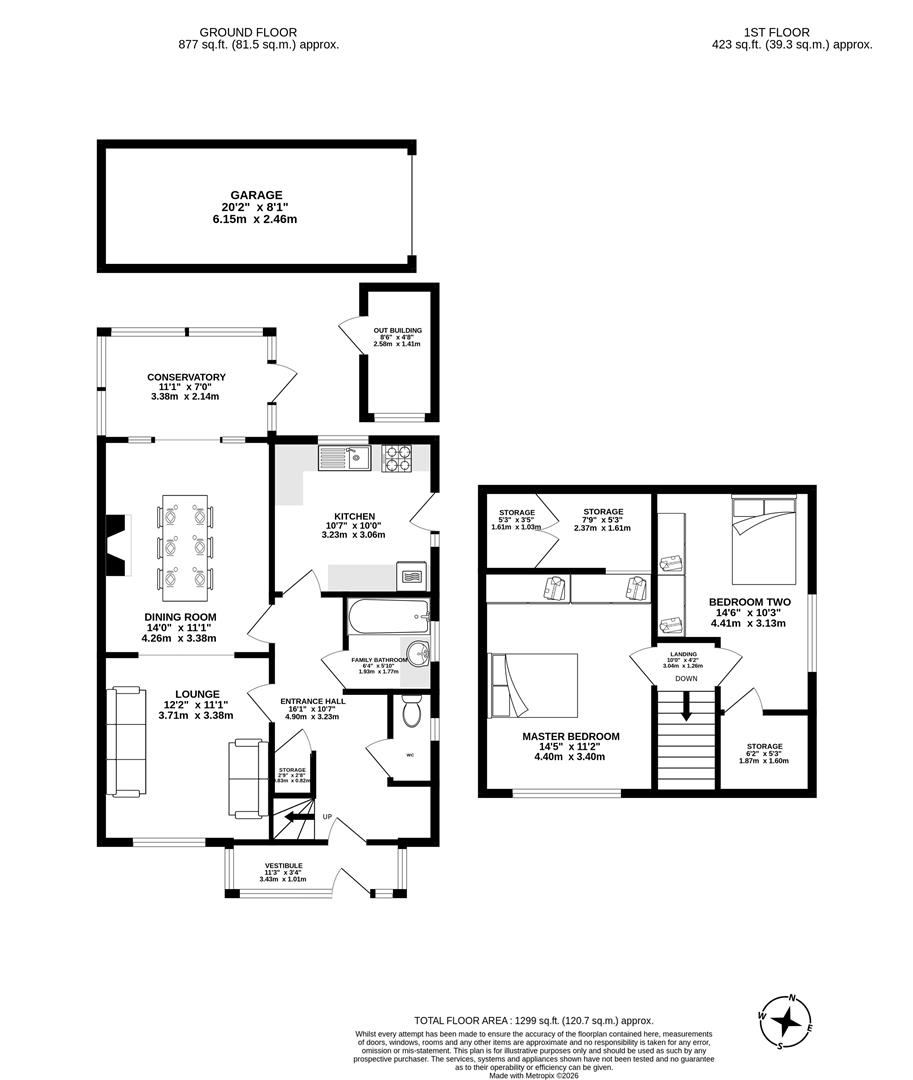166, Liverpool Old Road, Preston floorplan