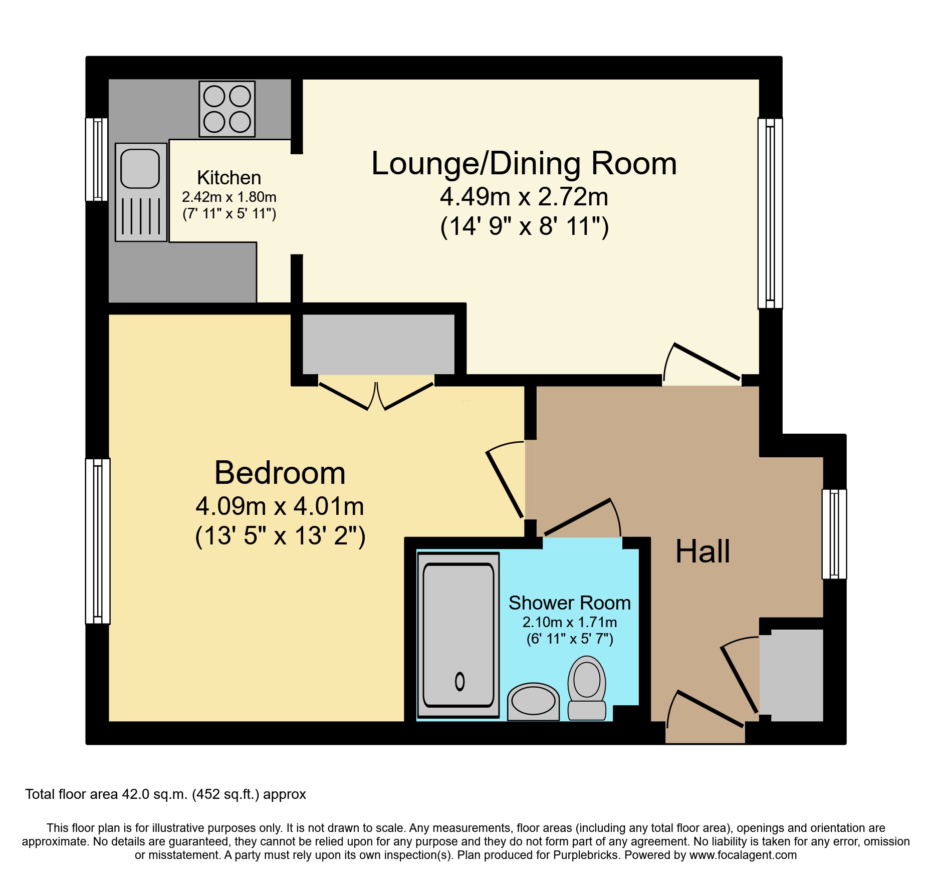 11 St. Christophers, High Street, Lingfield floorplan