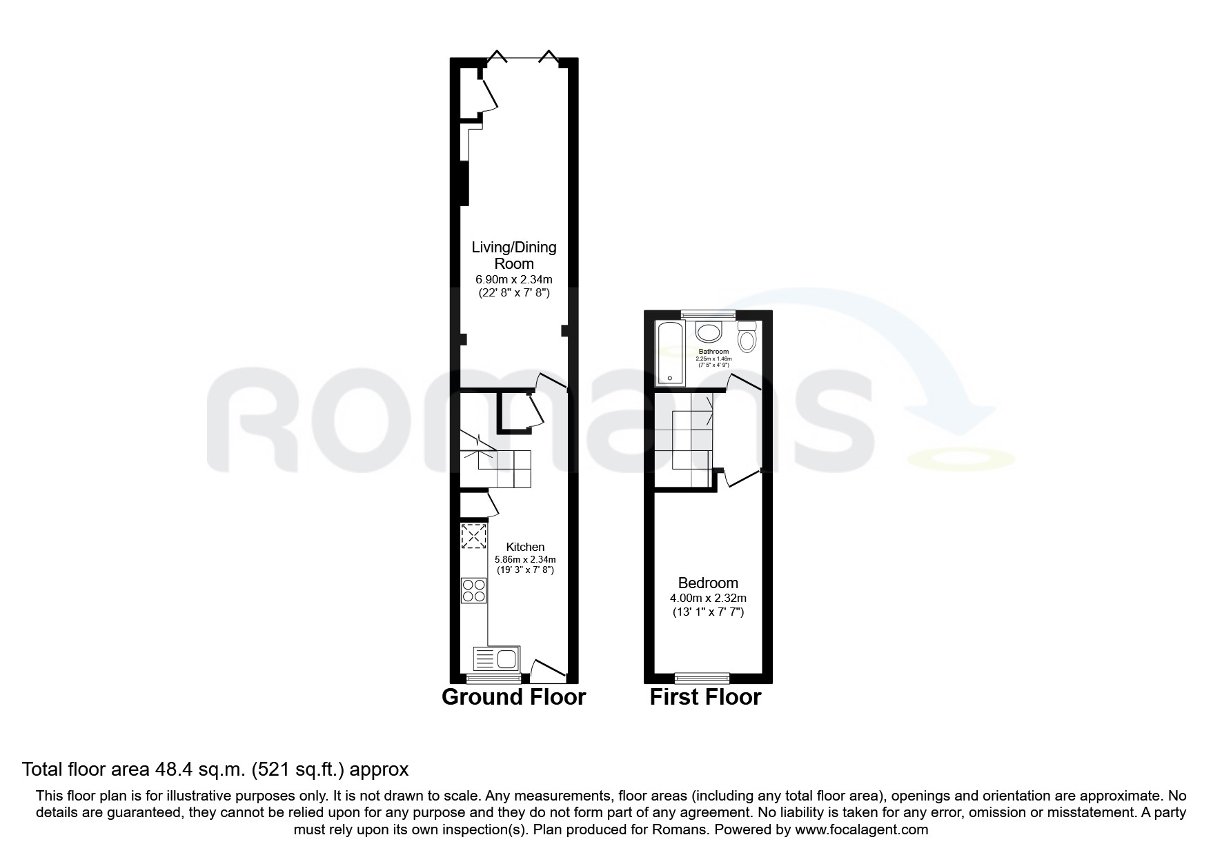 12A, Long Eaton Drive, Bristol floorplan