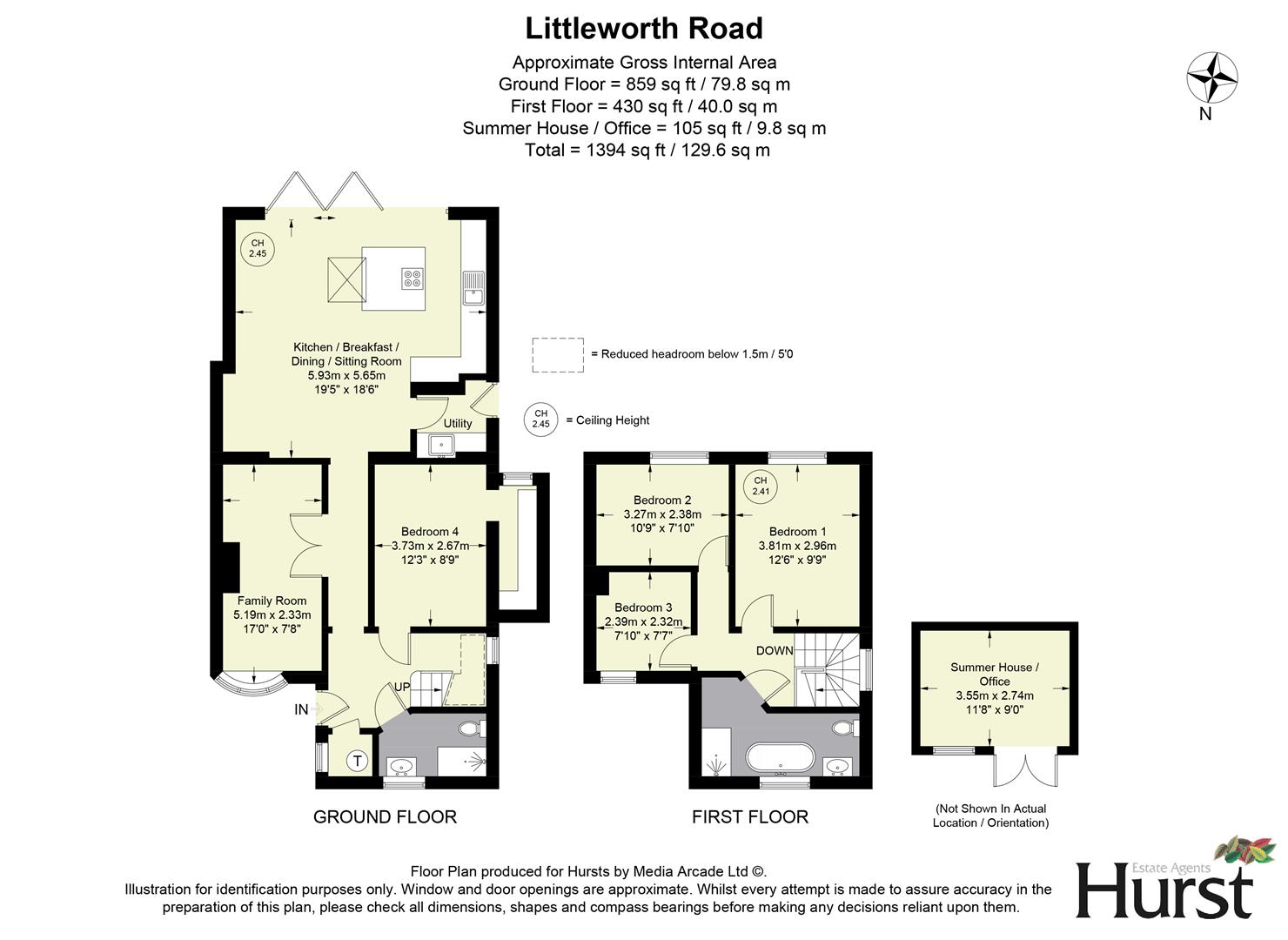 18, Littleworth Road, High Wycombe floorplan