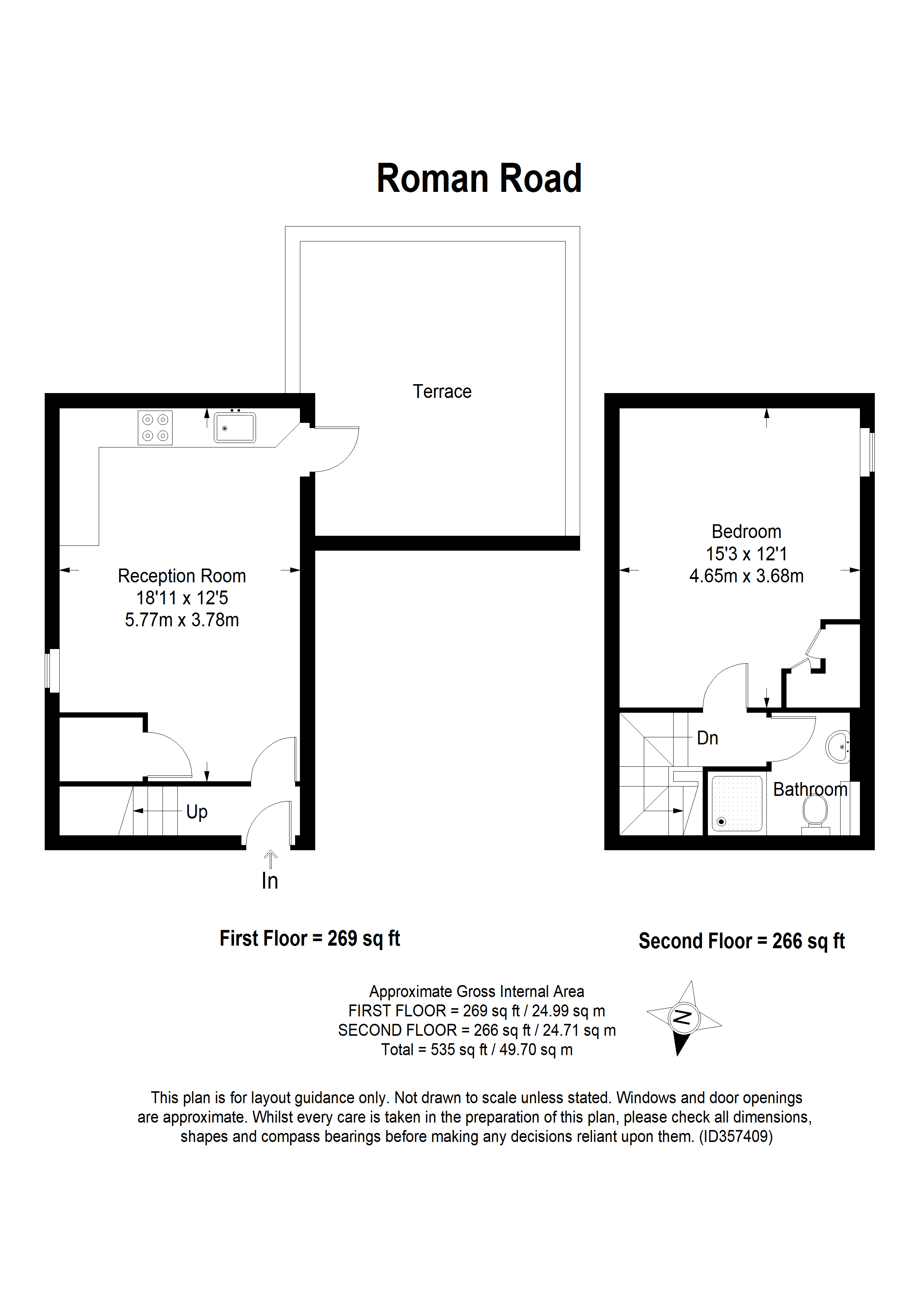 1 Bedrooms Flat for sale in Roman Road, London E3