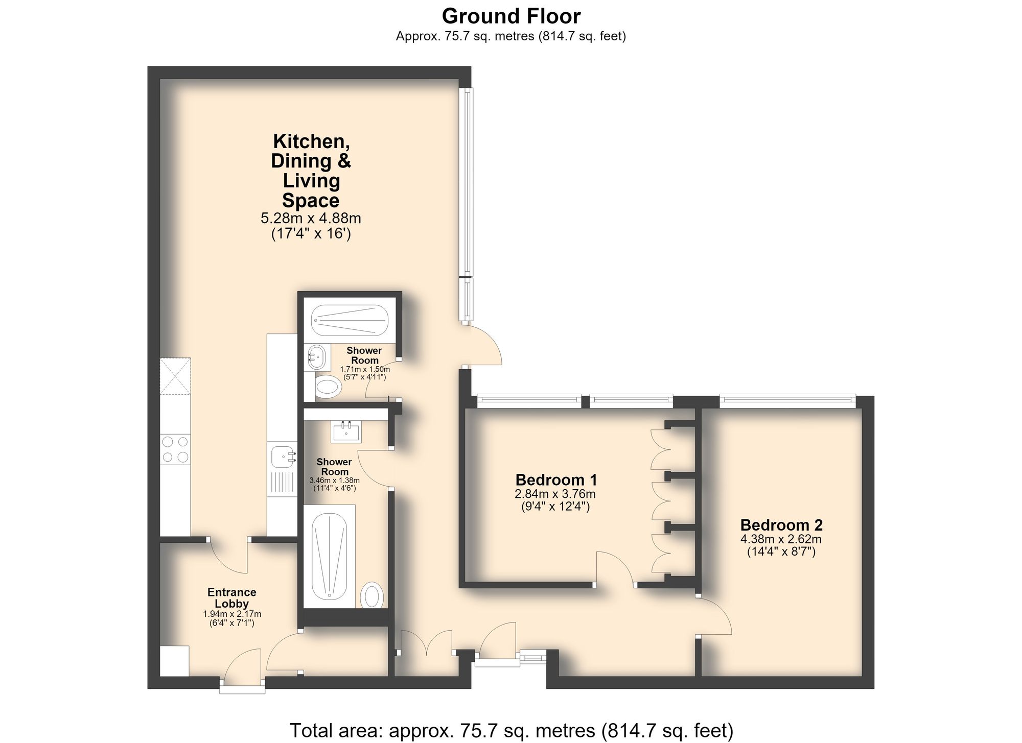 33 Dorset Street, Sheffield floorplan