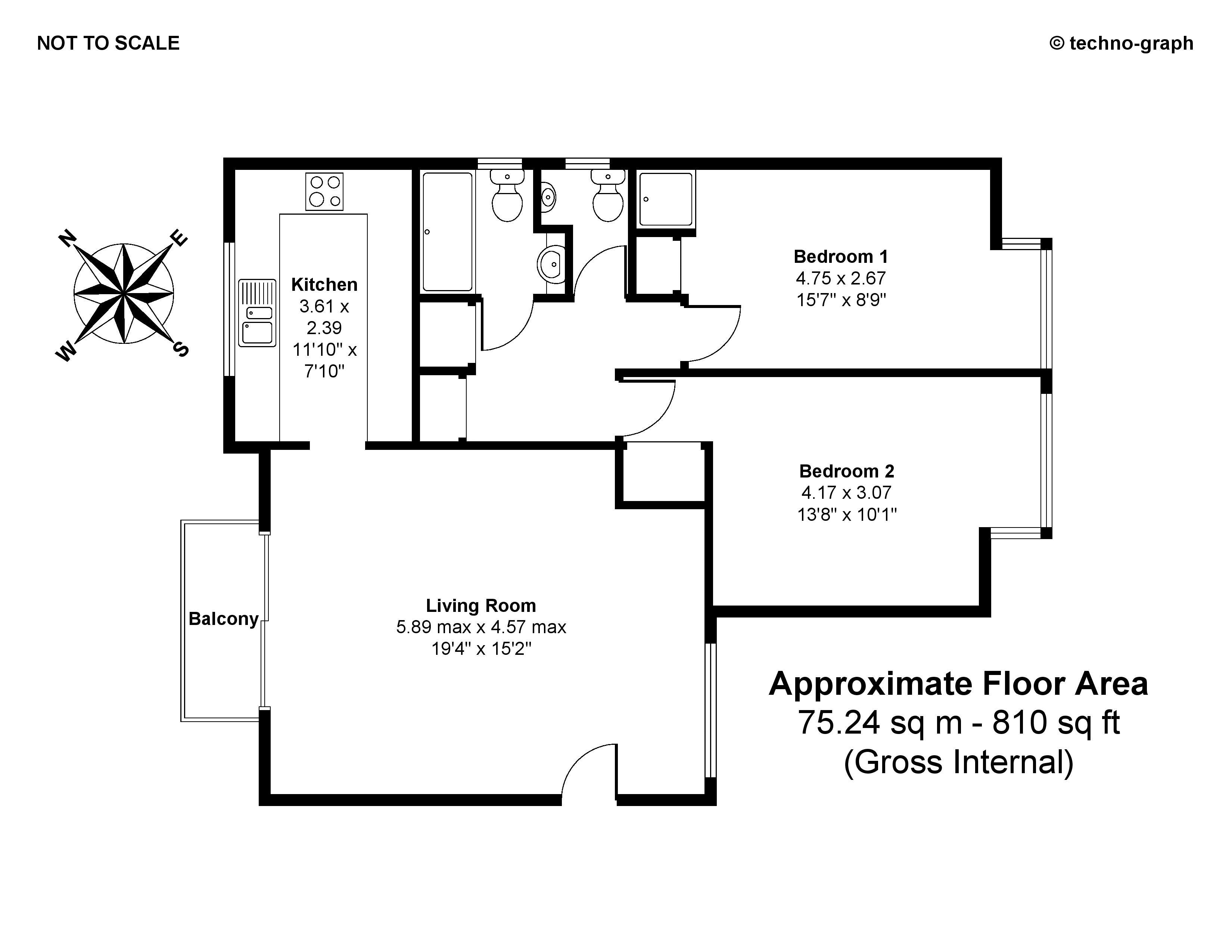 2 Bedrooms Flat for sale in Liston Road, Marlow SL7